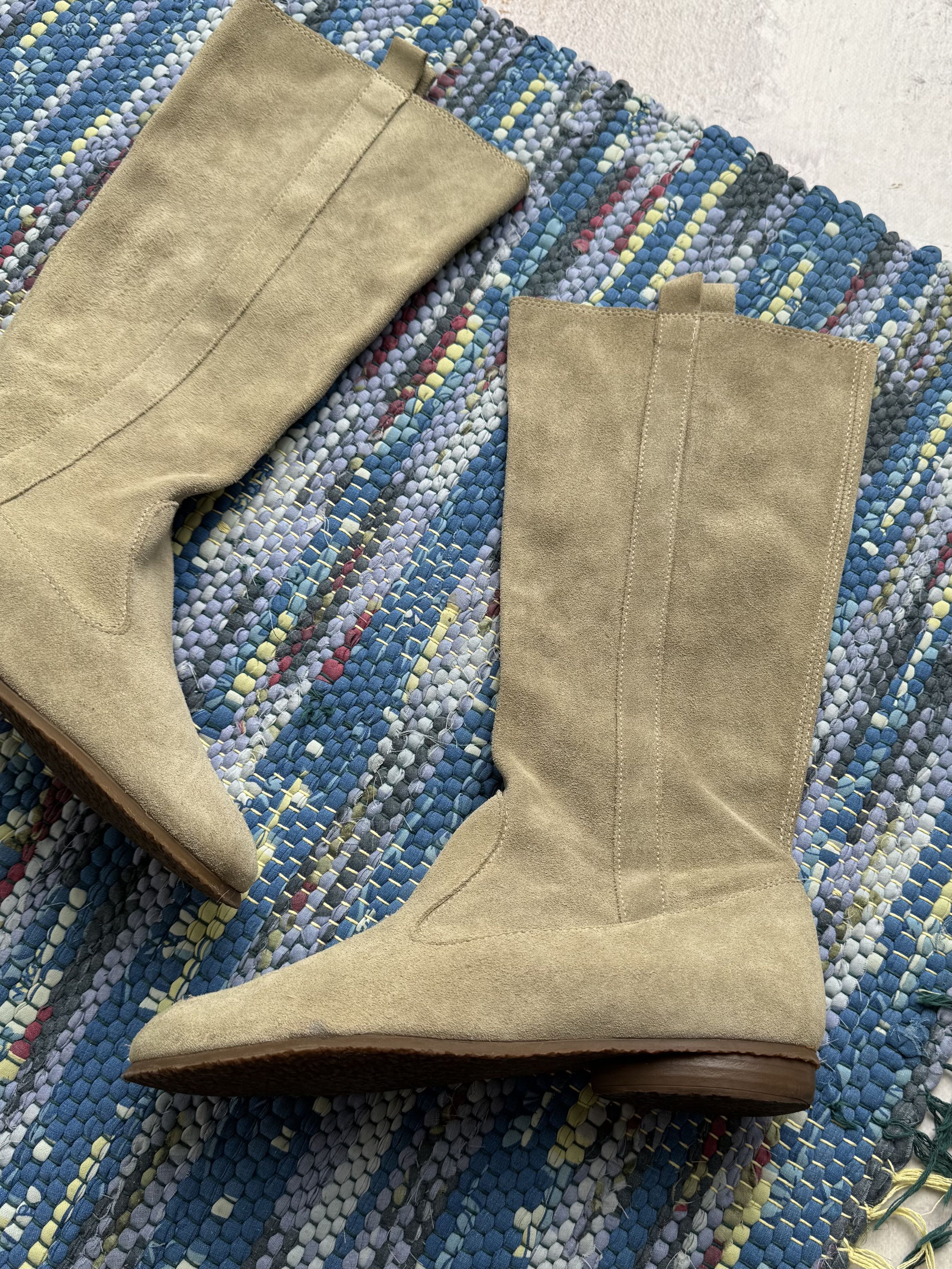Vintage Vintage Suede Boots A8D15 Size US 8 / IT 38 - 3 Thumbnail