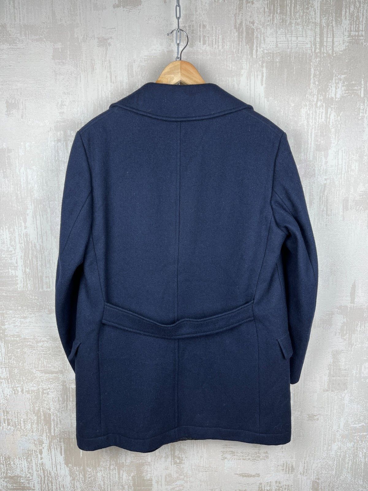 Vintage 90s Kuusinen Blackburn Wool England Peacoat Double-Breasted Size US M / EU 48-50 / 2 - 16 Thumbnail