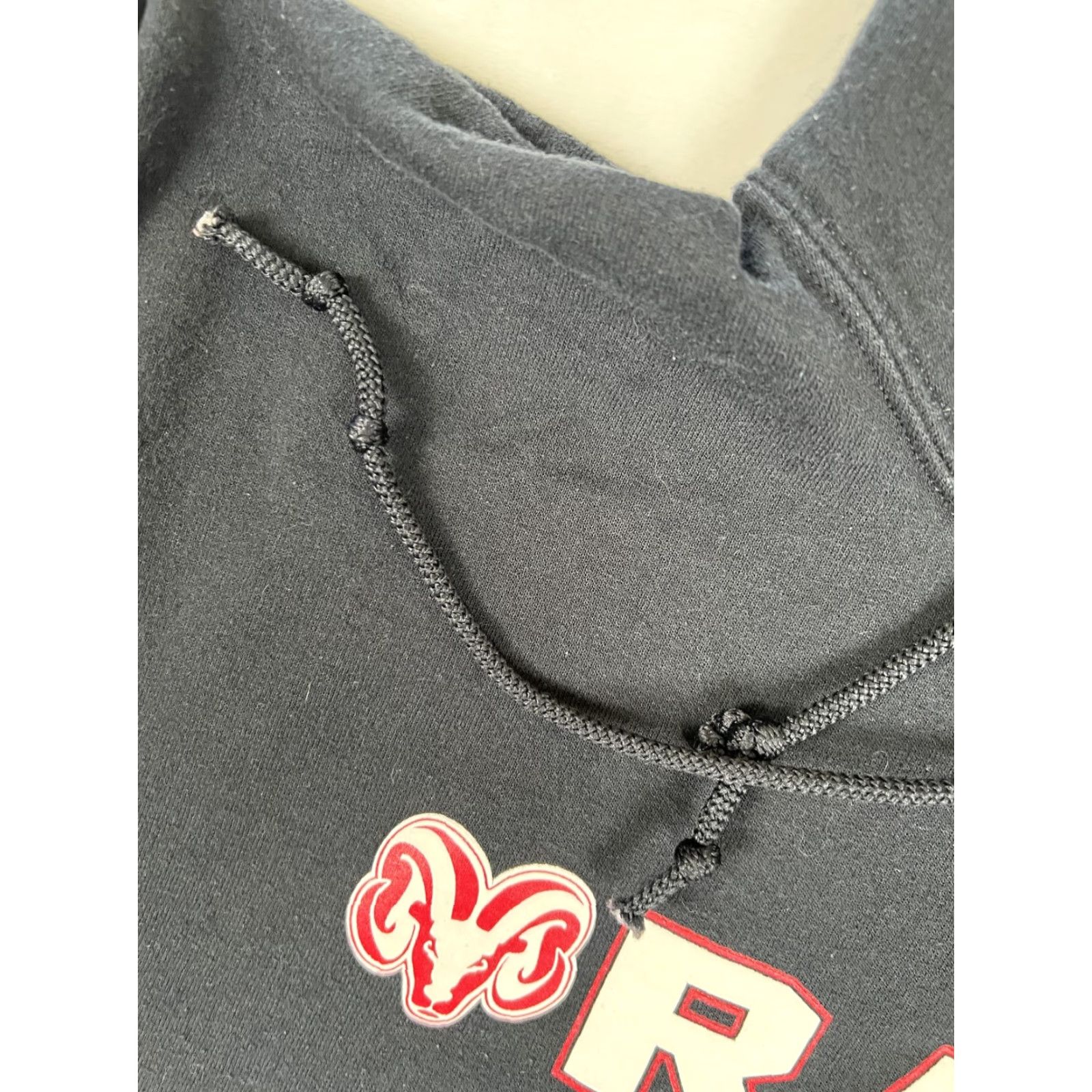 Jerzees VINTAGE Fresno City College Rams Hoodie Mens Large Black Pullover Sweatshirt Size US L / EU 52-54 / 3 - 3 Thumbnail