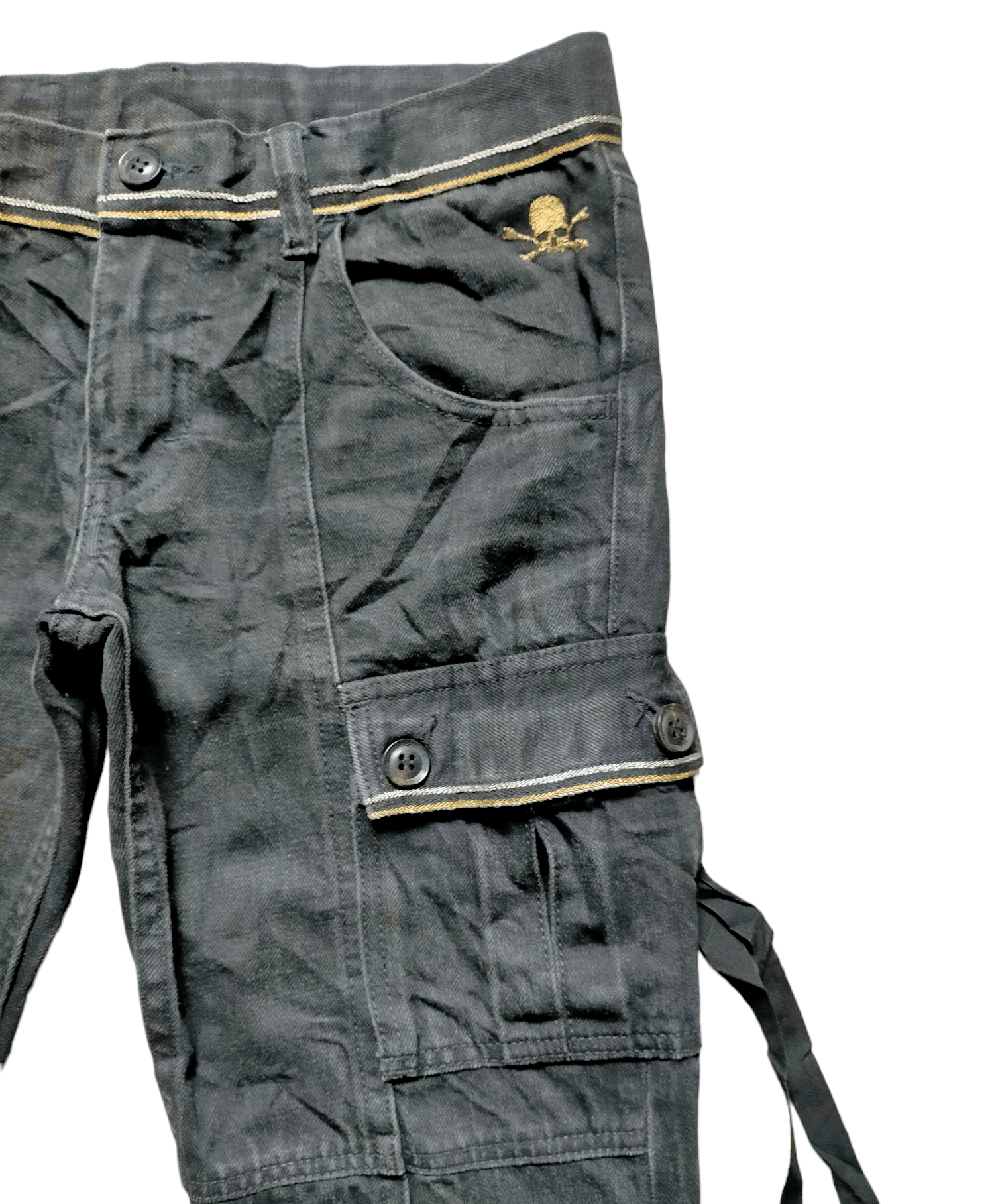 Japanese Brand Roen Jeans Cargo Punk Style Size US 30 / EU 46 - 5 Thumbnail