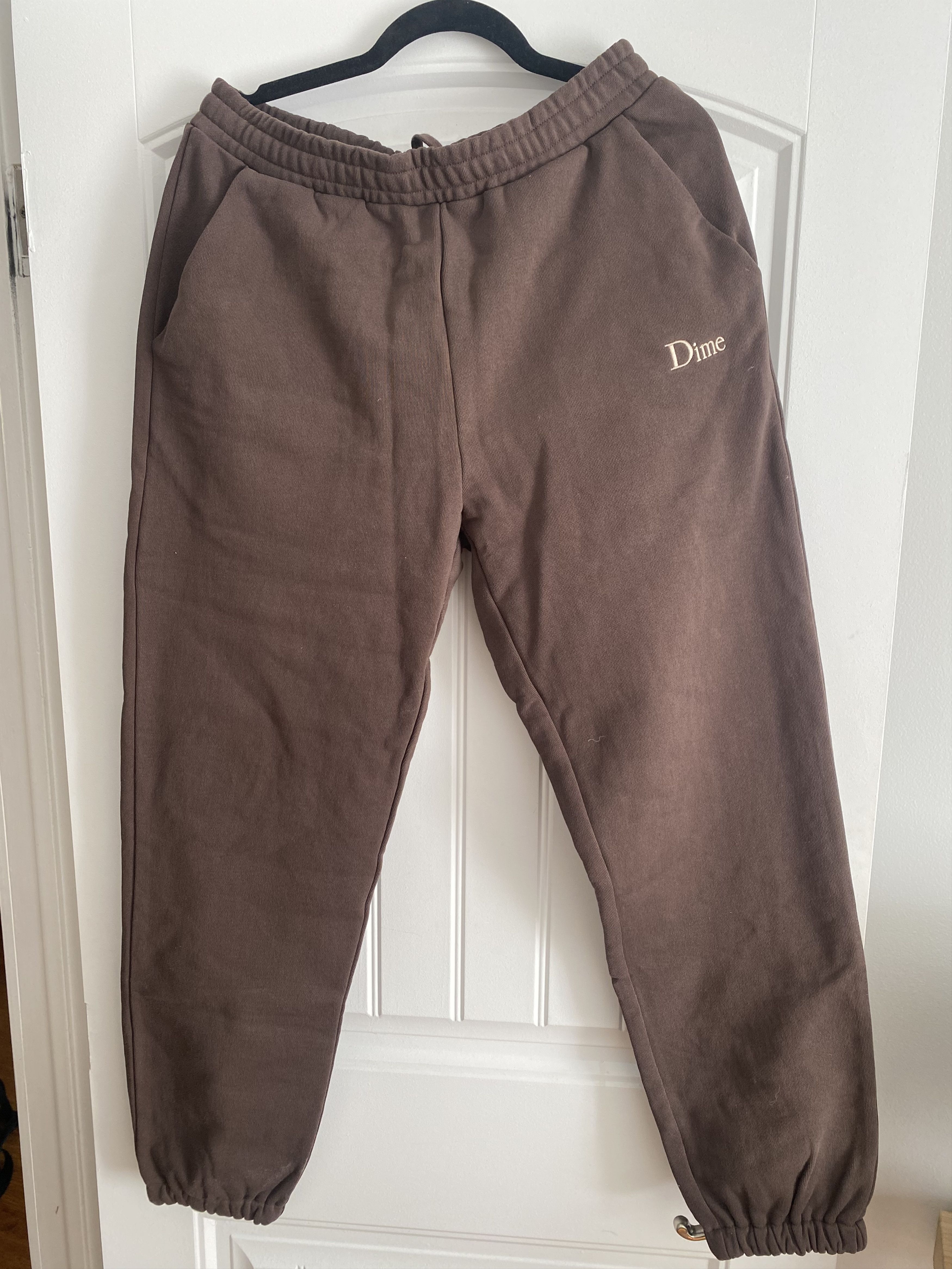 Dime Dime Classic Small Logo Sweatpants Size US 34 / EU 50 - 1 Thumbnail