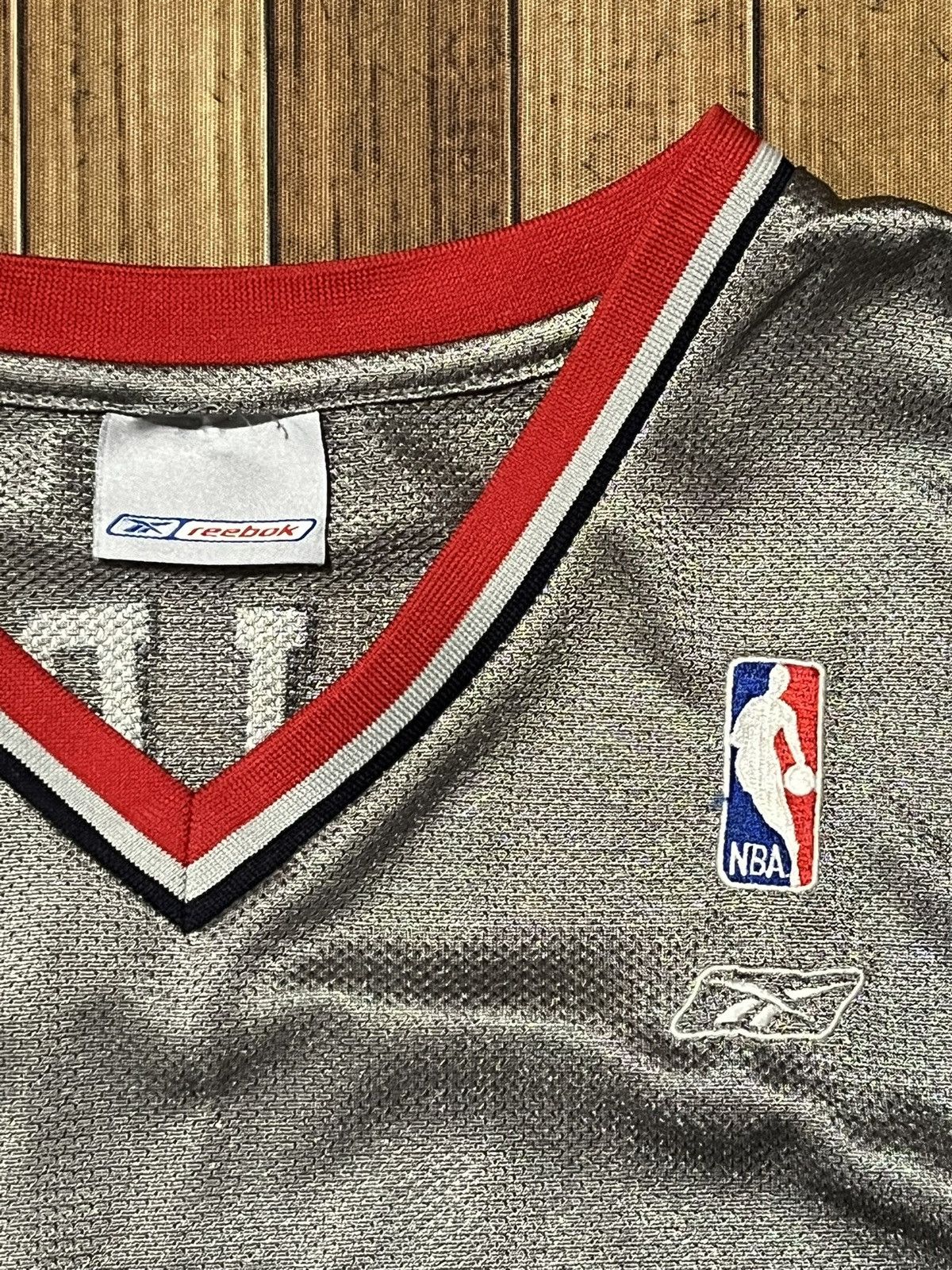 NBA × Reebok × Vintage Reebok New Jersey Nets Jason Kidd NBA Jersey Size US L / EU 52-54 / 3 - 5 Thumbnail