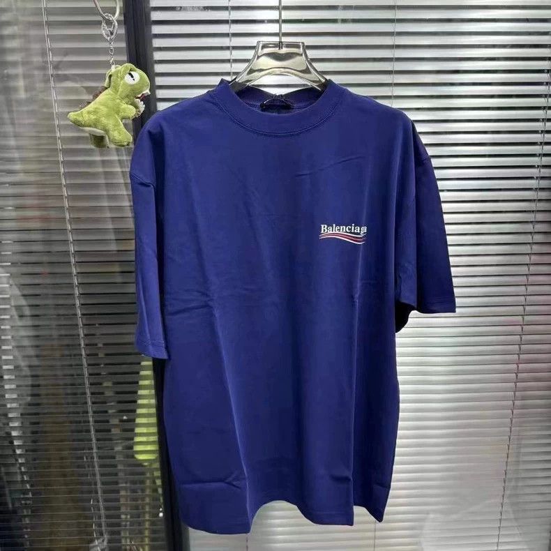 Balenciaga Balenciaga Blue Coke Short Sleeve 2505-Nextarrow Size US L / EU 52-54 / 3 - 1 Thumbnail