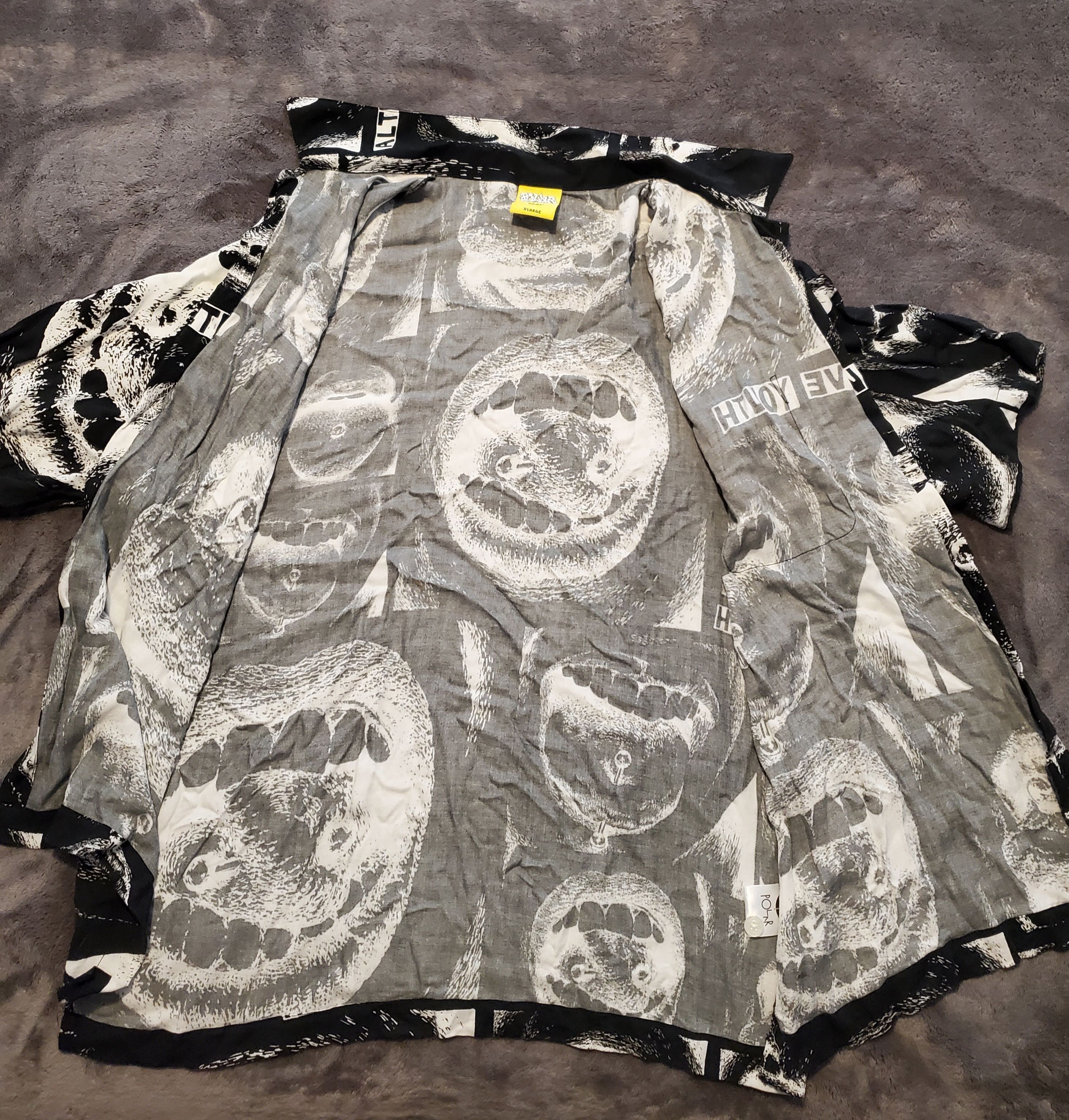 Iggy × Polar Skate Co. Polar Skate Co. x Iggy Alternative Youth Button Up Shirt Size US XL / EU 56 / 4 - 3 Thumbnail