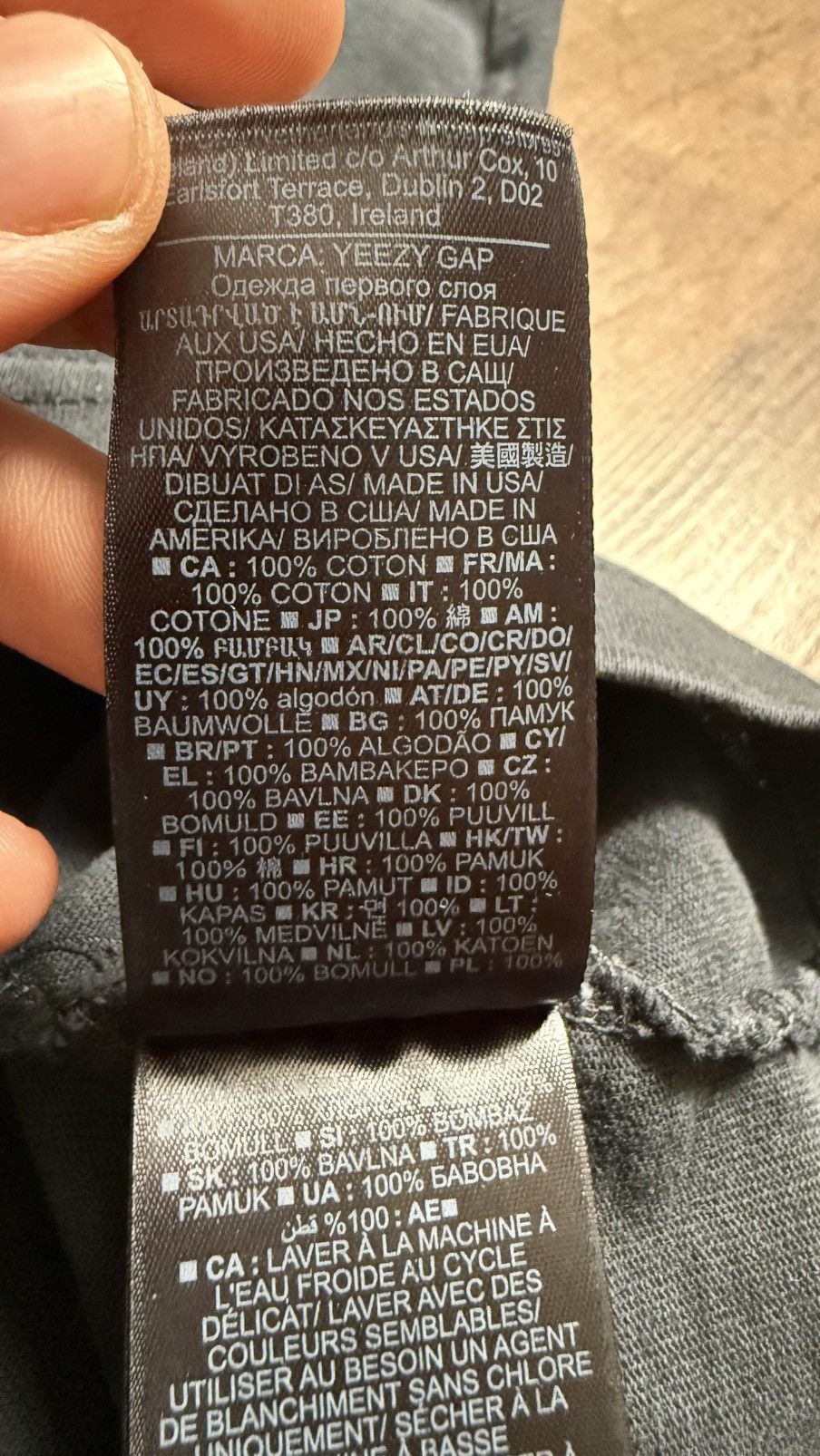 Balenciaga × Gap × Kanye West Yeezy Gap T-Shirt (US made) Size US S / EU 44-46 / 1 - 6 Thumbnail