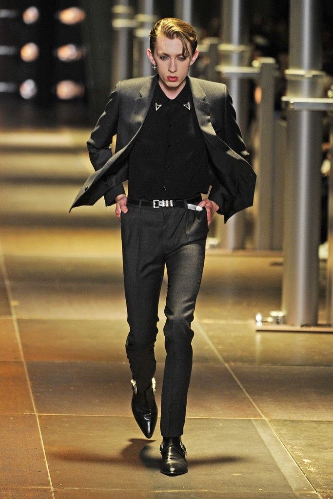 Saint Laurent Paris SS14 Silver Shirt Collar Tip Cuff Size ONE SIZE - 5 Thumbnail