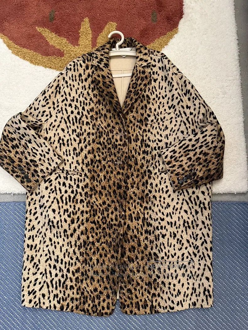 Valentino Valentino Leopard print wool coat Size US XXS / EU 40 - 1 Thumbnail