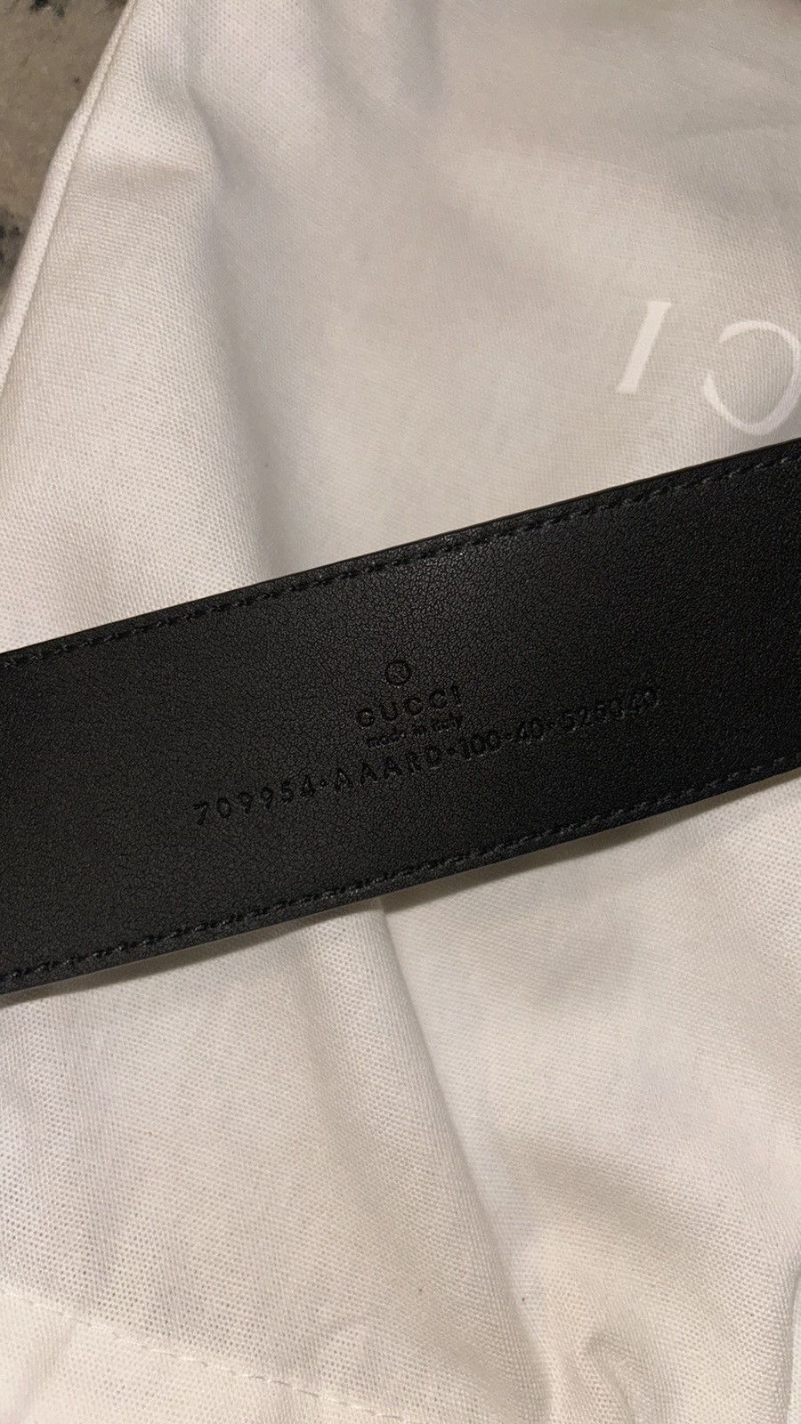Gucci Gucci Polka Dot Memorable Buckle G Logo Leather Belt sz 100 Size ONE SIZE - 3 Thumbnail