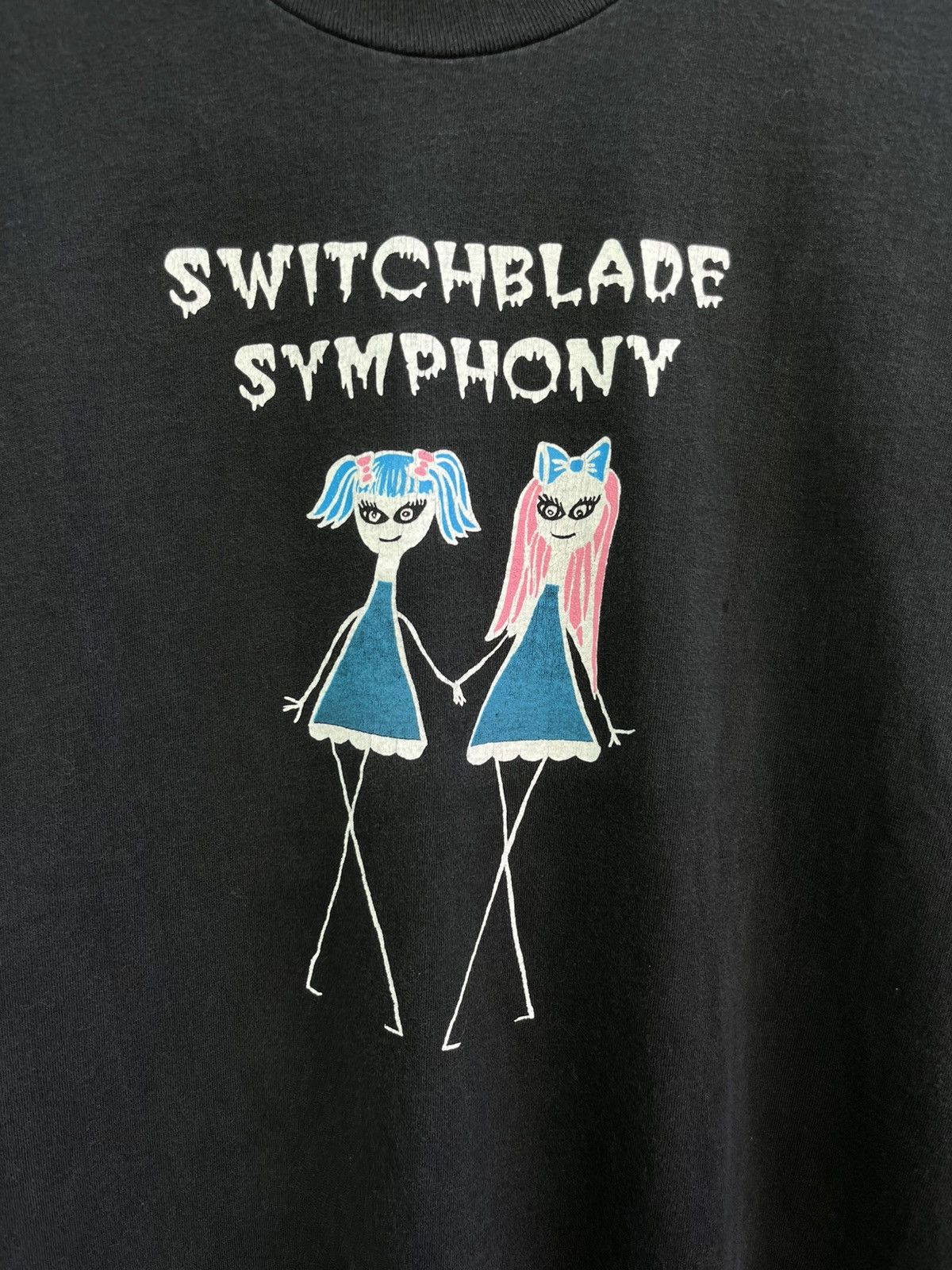 Vintage 90s Switchblade Symphony Tee Size US L / EU 52-54 / 3 - 2 Thumbnail