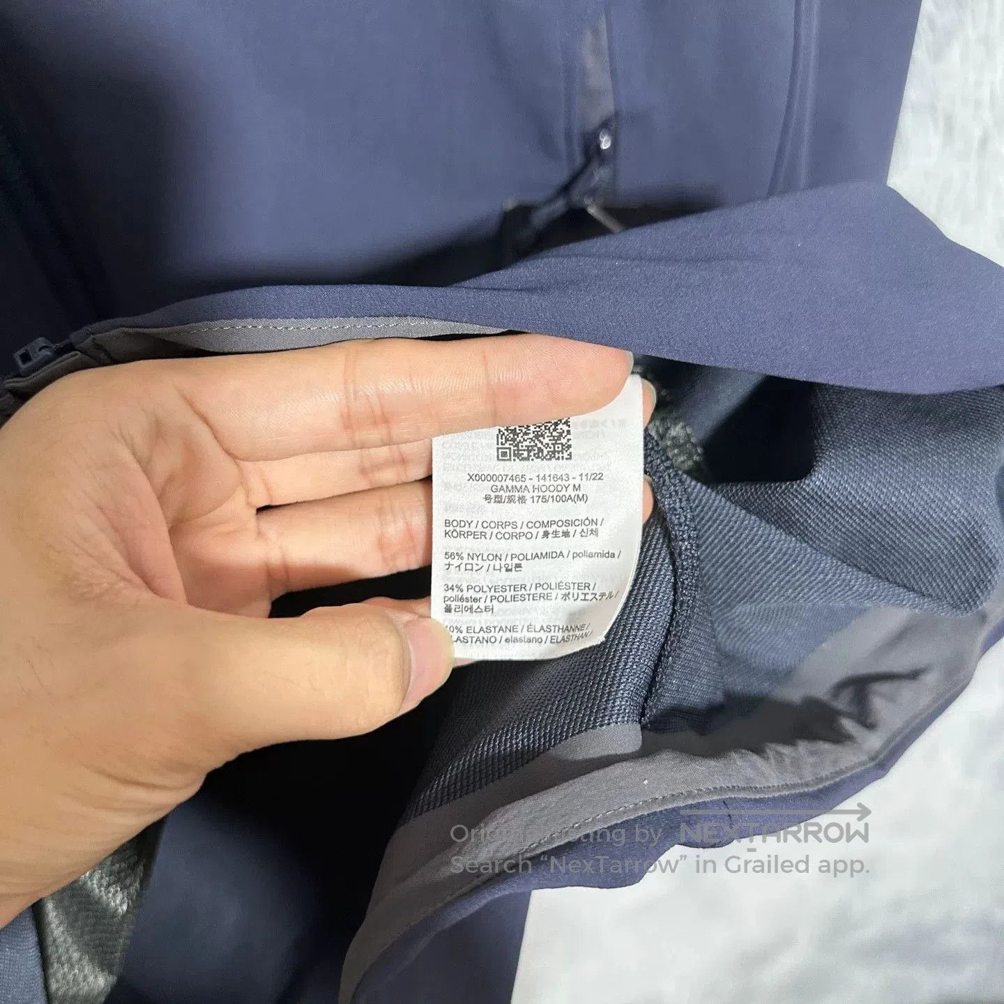 Arc'teryx arcteryx gamma hoody softshell jacket in blue. Size US M / EU 48-50 / 2 - 5 Thumbnail