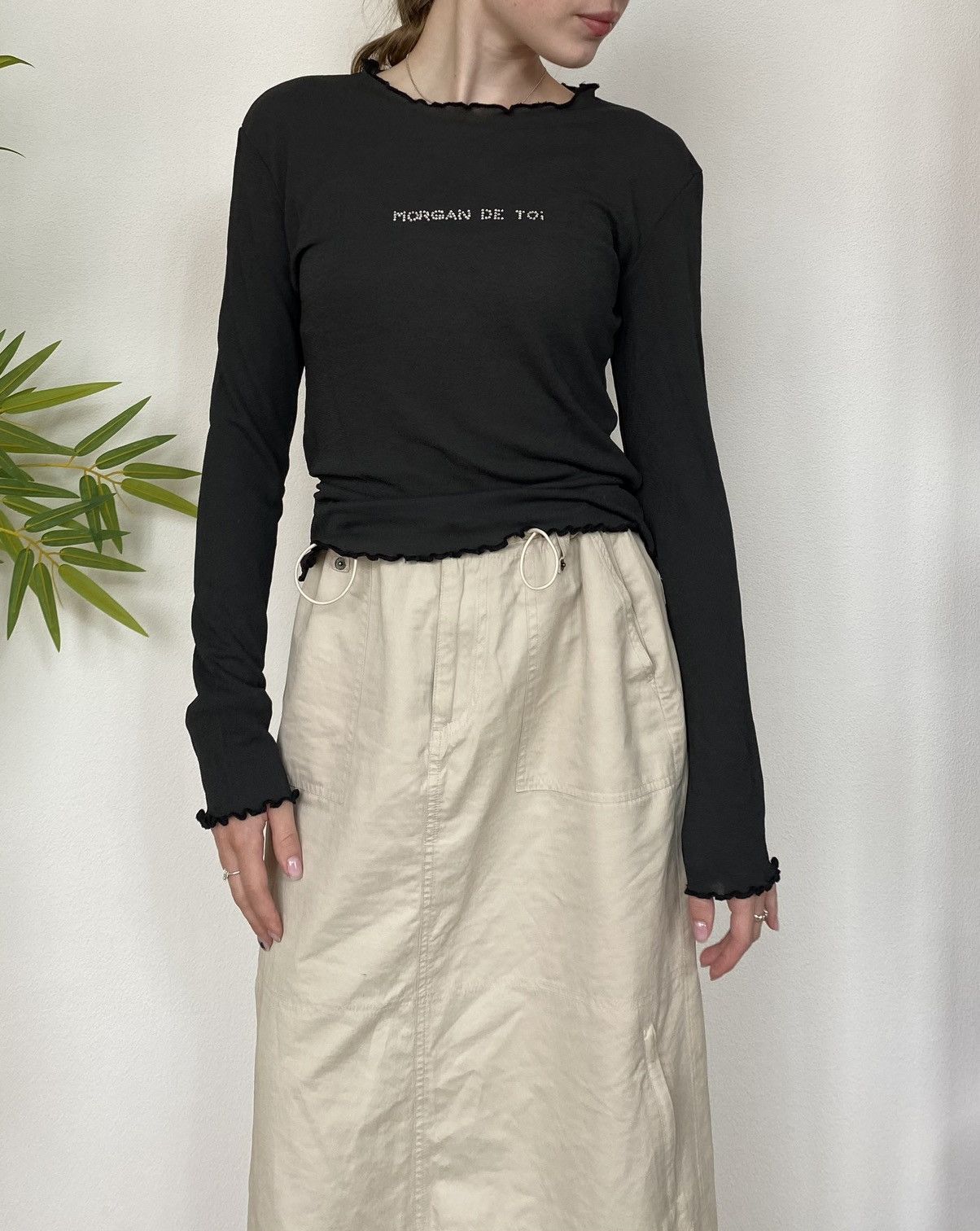 Morgan De Toi VINTAGE MORGAN DE TOI FRANCE MESH LONGSLEEVE Size L / US 10 / IT 46 - 1 Thumbnail