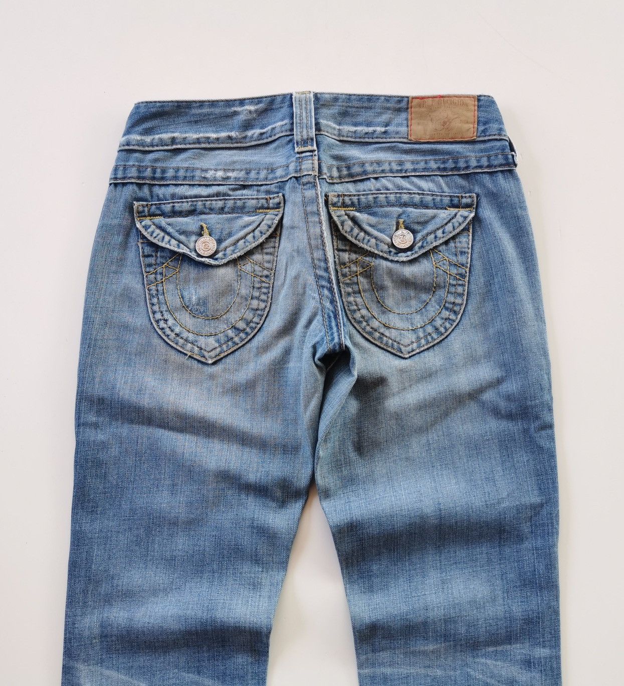 True Religion True Religion Flared Distressed Jeans Size US 28 / EU 44 - 3 Thumbnail