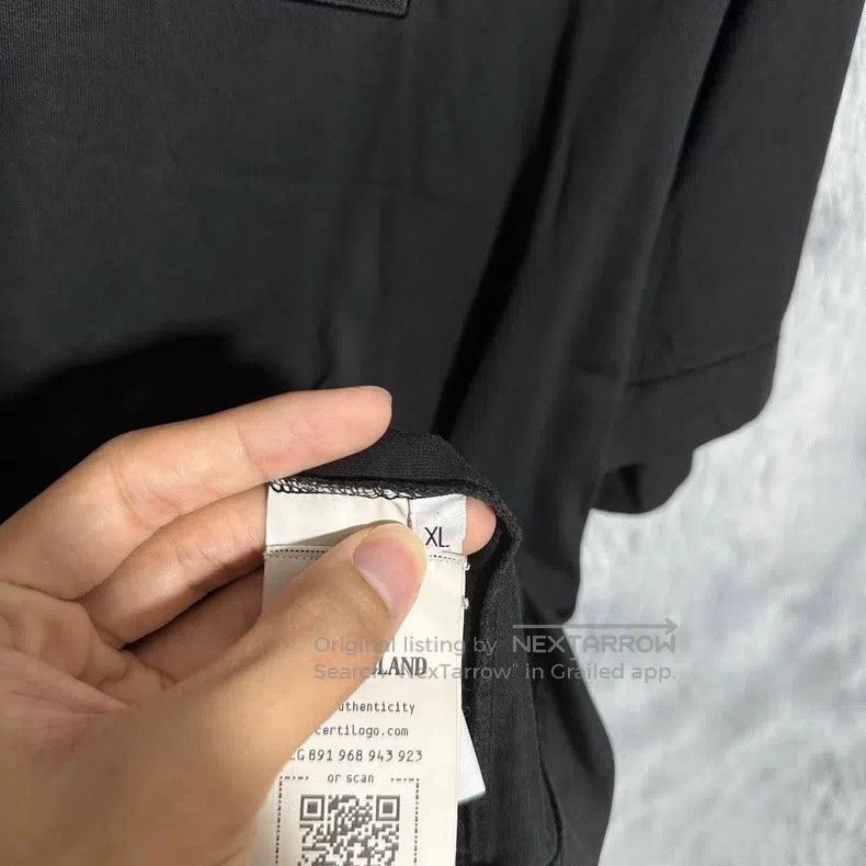 Stone Island Stone Island Square Logo Short Sleeve T-Shirt, Black, XL S Size US XL / EU 56 / 4 - 4 Thumbnail