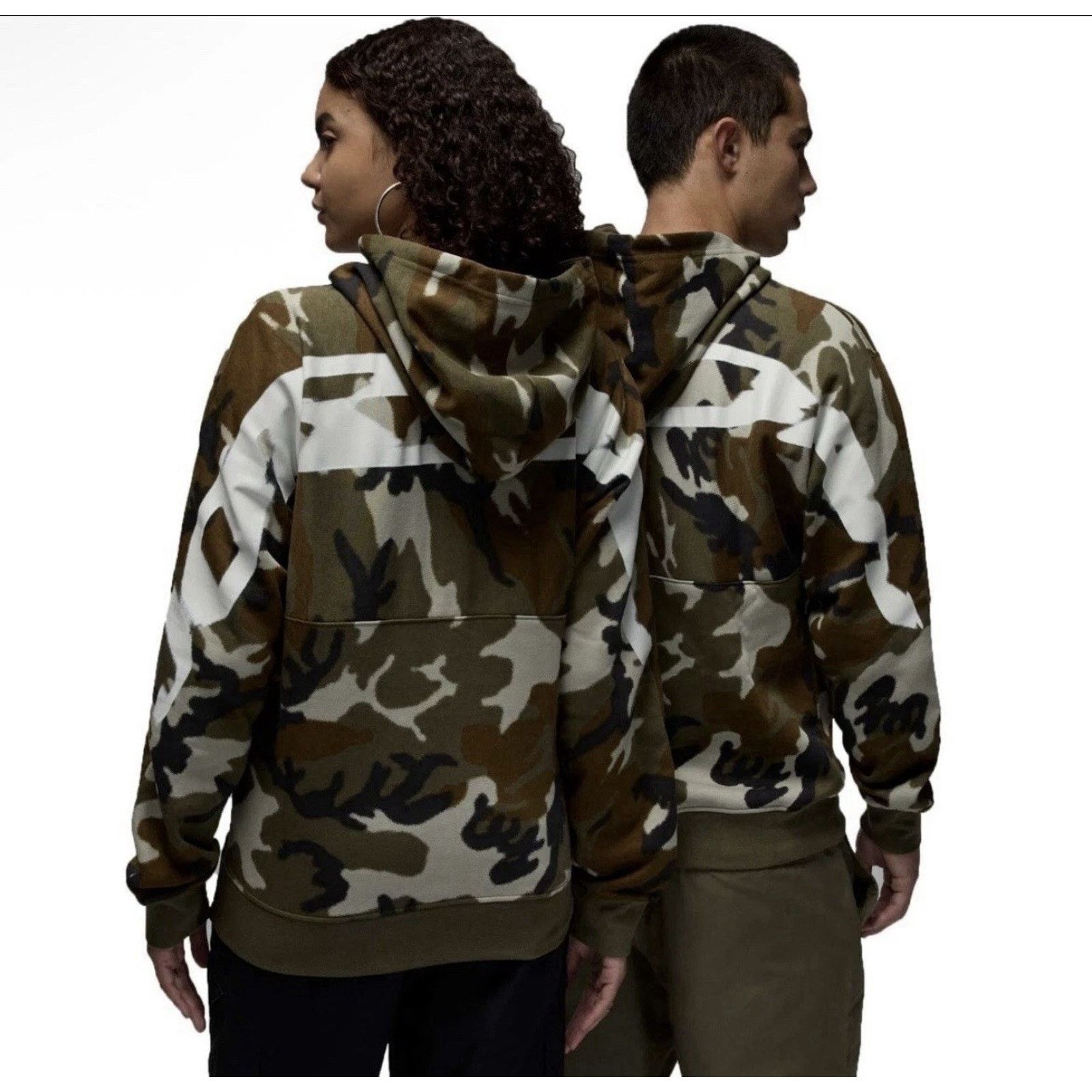Jordan Brand Nike Air Jordan MVP Camo Hoodie Large Fleece Sweatshirt Size US L / EU 52-54 / 3 - 2 Thumbnail