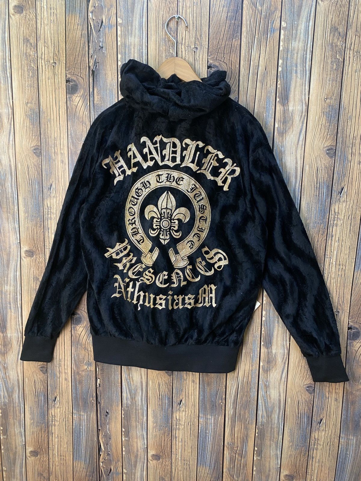 Designer × Japanese Brand Vintage clash fleech hoddie inspired chrome hearts Size US M / EU 48-50 / 2 - 3 Thumbnail