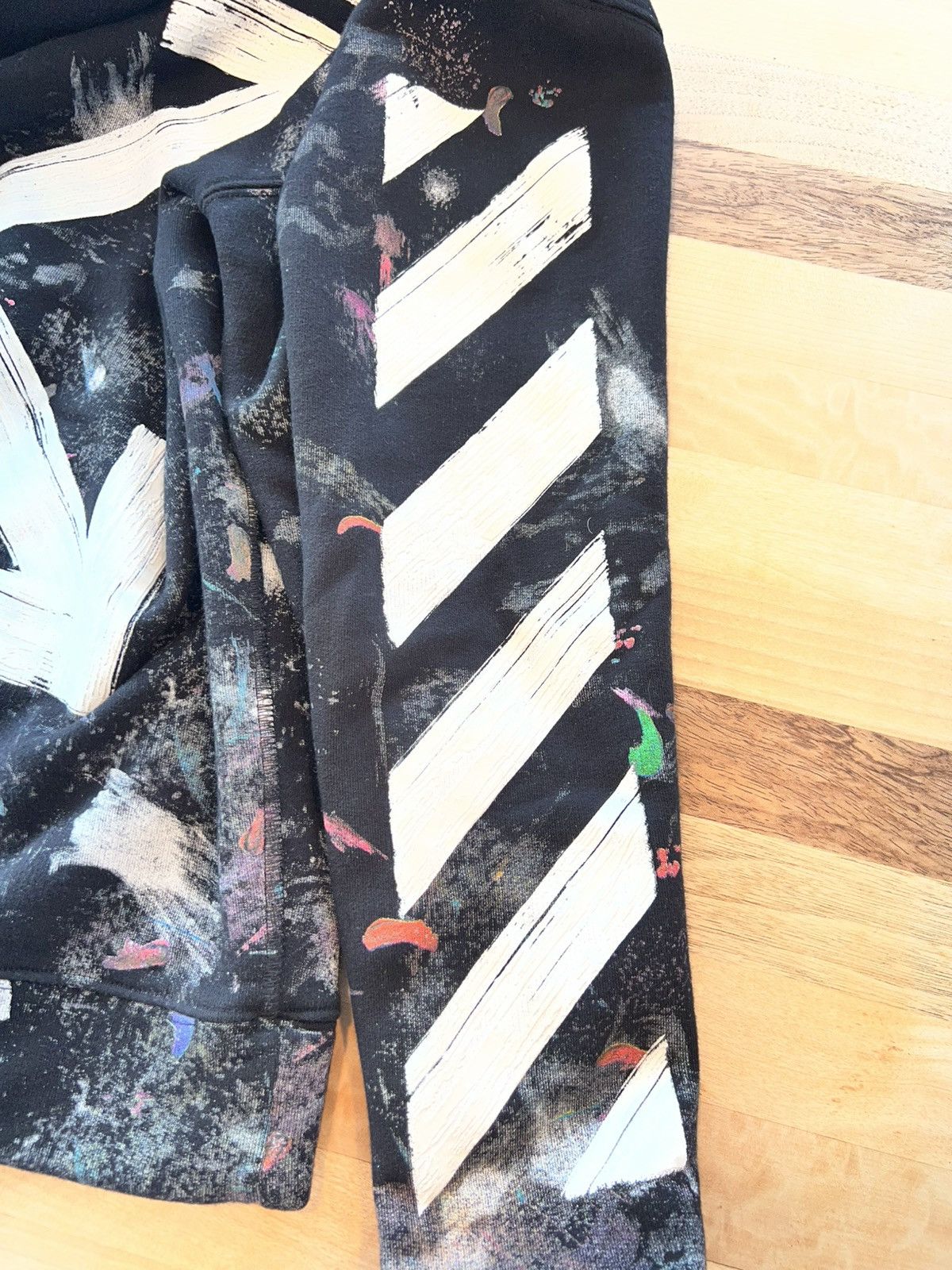 Off-White Off White Galaxy Brushed Graphic Hoodie Size US XS / EU 42 / 0 - 9 Thumbnail