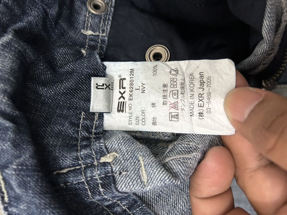 JNCO × Japanese Brand EXR baggy Full Zip jorts Denim Pants Size US 33 - 12 Thumbnail