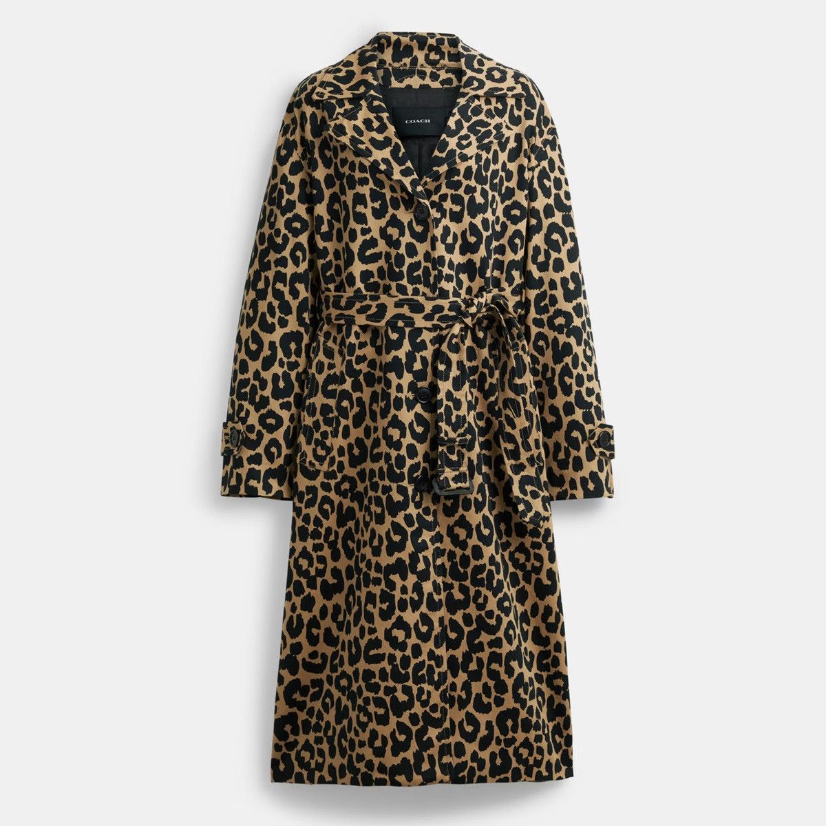 Coach Leopard print trench coat Size M / US 6-8 / IT 42-44 - 1 Thumbnail
