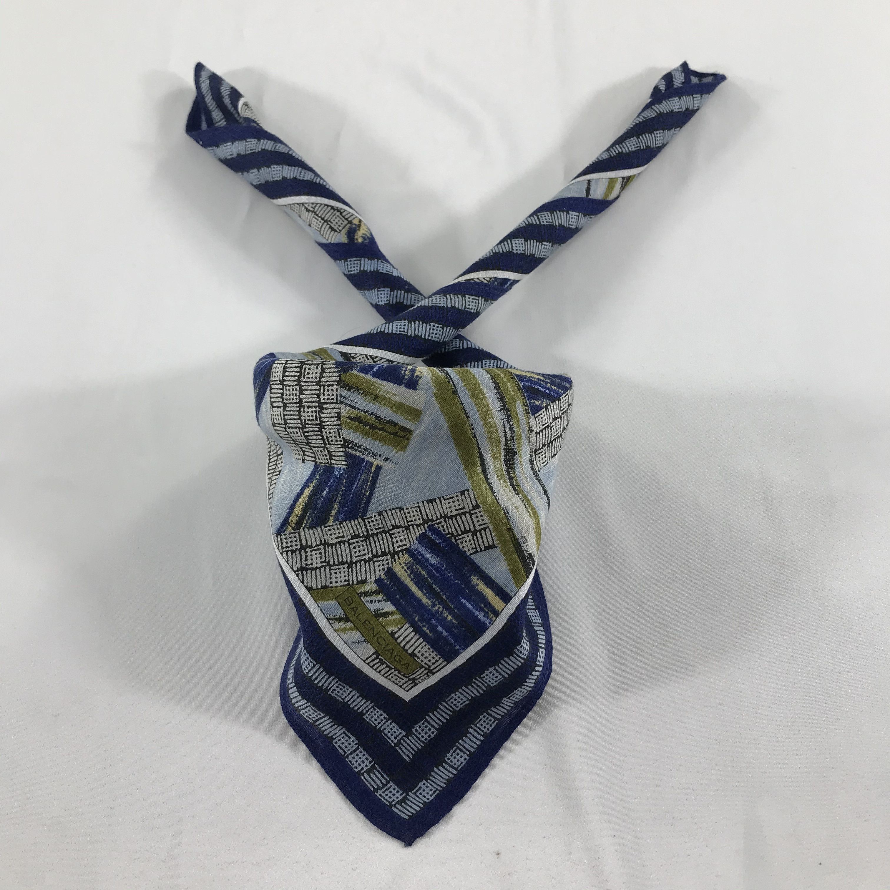 Vintage Balenciaga Handkerchief Neckerchief Bandana H633 Size ONE SIZE - 2 Thumbnail