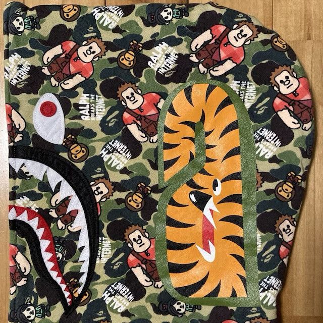 Bape BAPE × Disney Ralph Milo Shark Full Zip Hoodie ABC CAMO APE Size US XXL / EU 58 / 5 - 7 Thumbnail