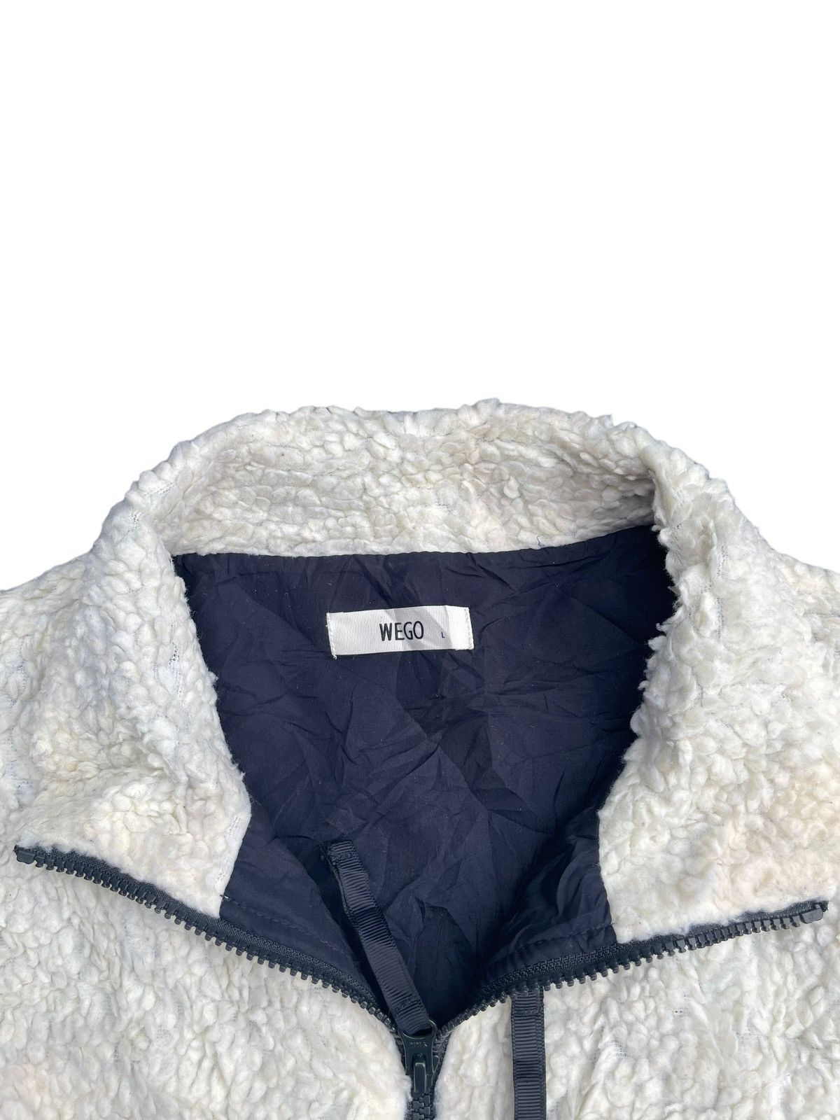 Japanese Brand Wego Fleece Jacket Size US L / EU 52-54 / 3 - 5 Thumbnail