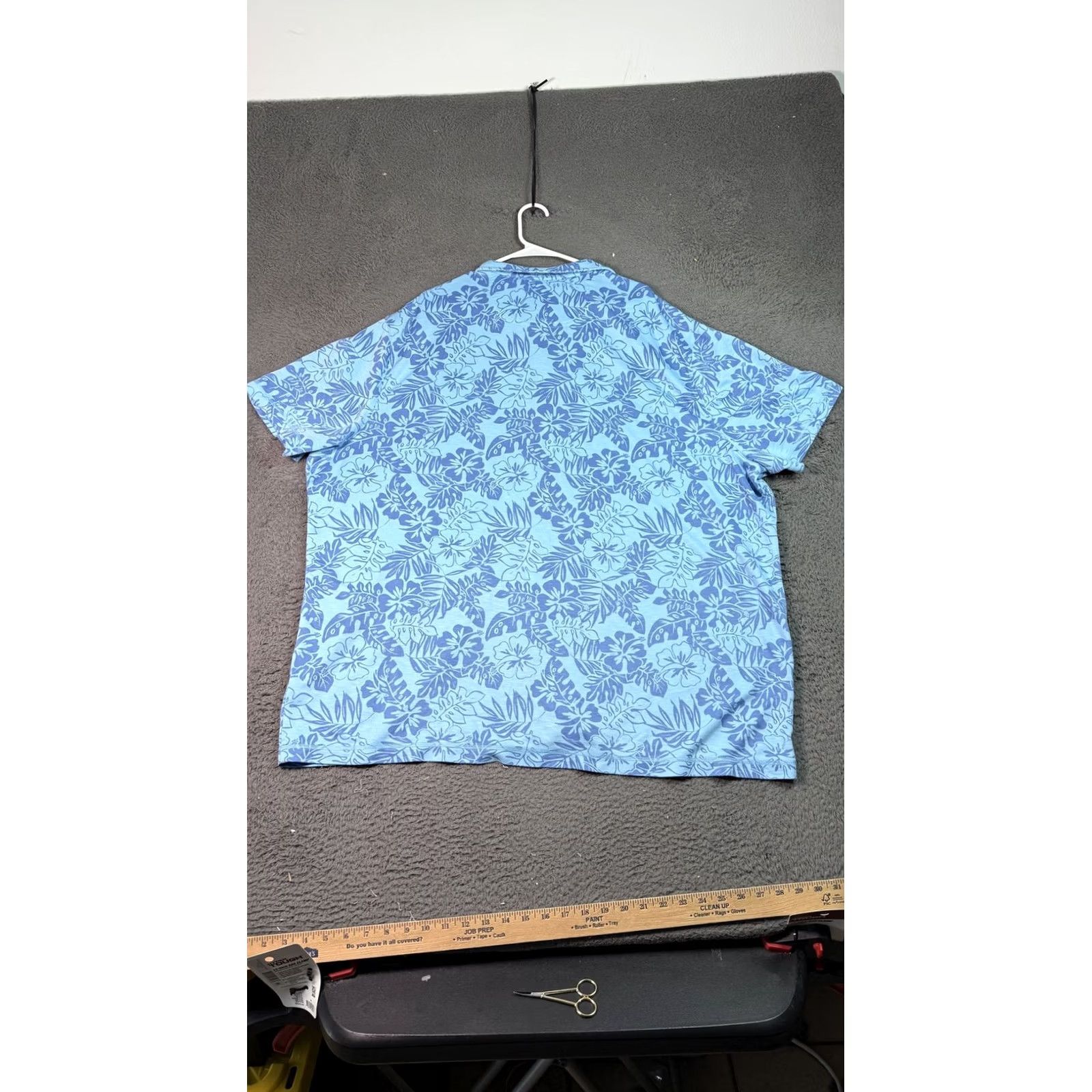 Vintage VINTAGE Caribbean Shirt Mens 3XT Blue Floral Hawaiian Button Up Short Sleeve Casual Size US XXL / EU 58 / 5 - 5 Thumbnail