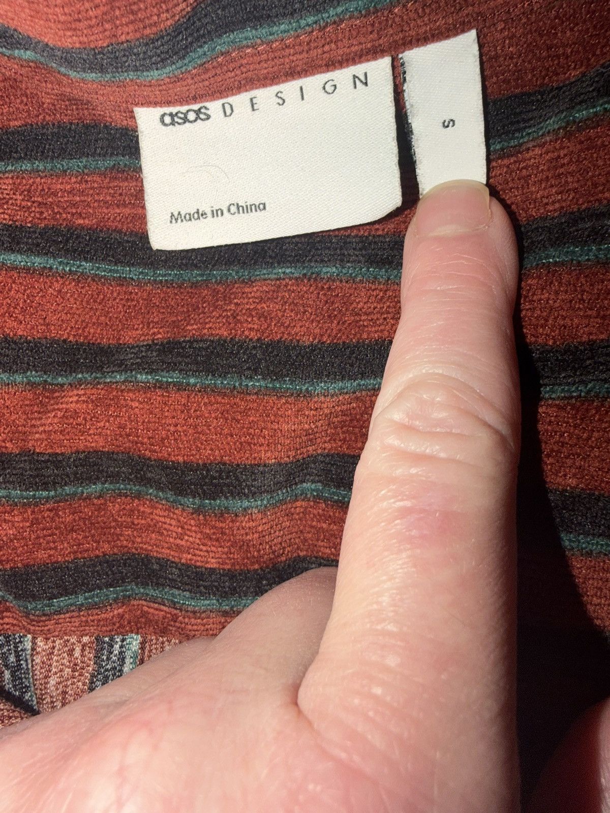 Asos Asos corduroy striped 70s academia button down shirt small Size US S / EU 44-46 / 1 - 6 Thumbnail