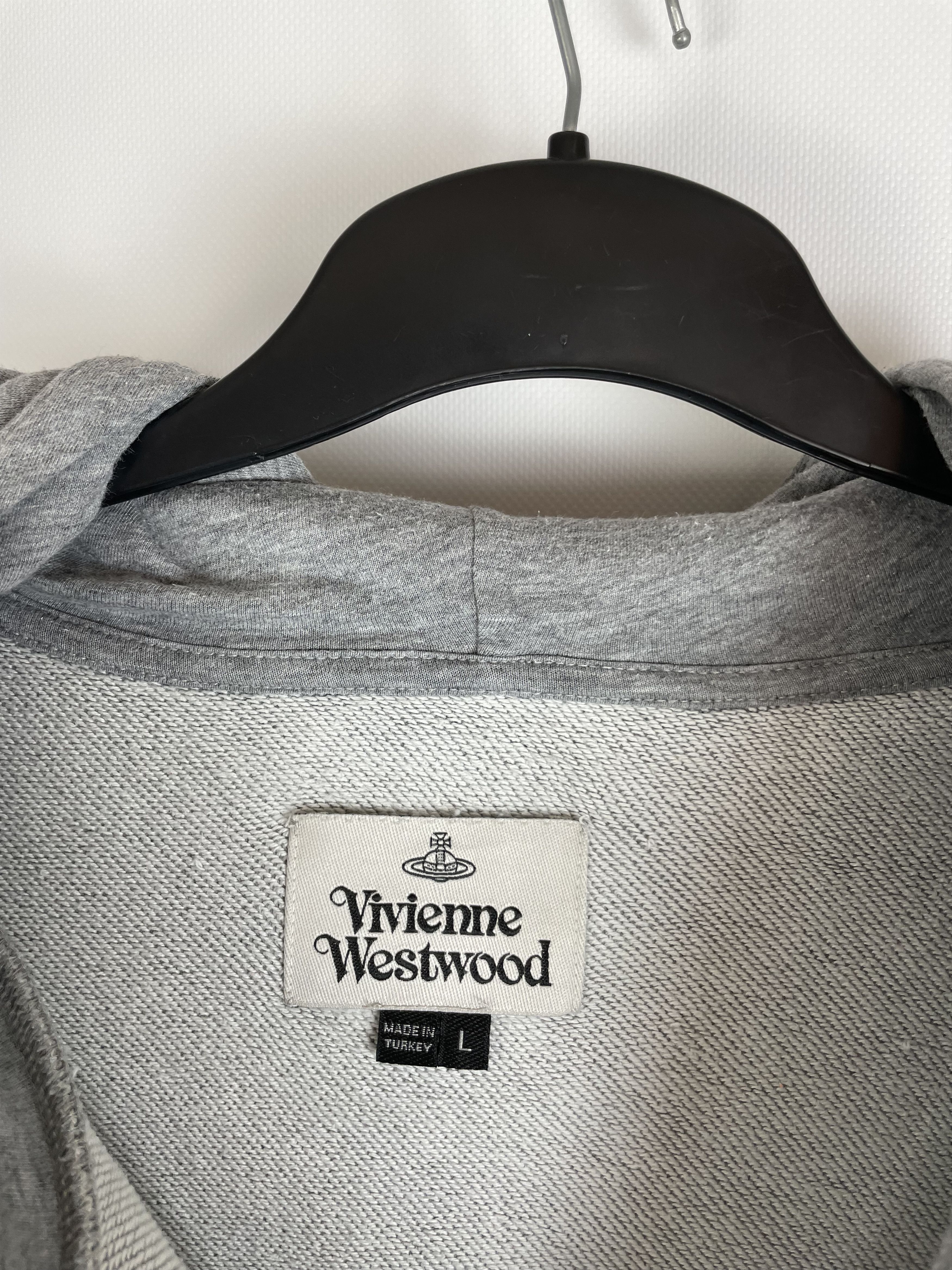 Vivienne Westwood Vivienne Westwood Zip Up Hoodie Grey Size US L / EU 52-54 / 3 - 4 Thumbnail