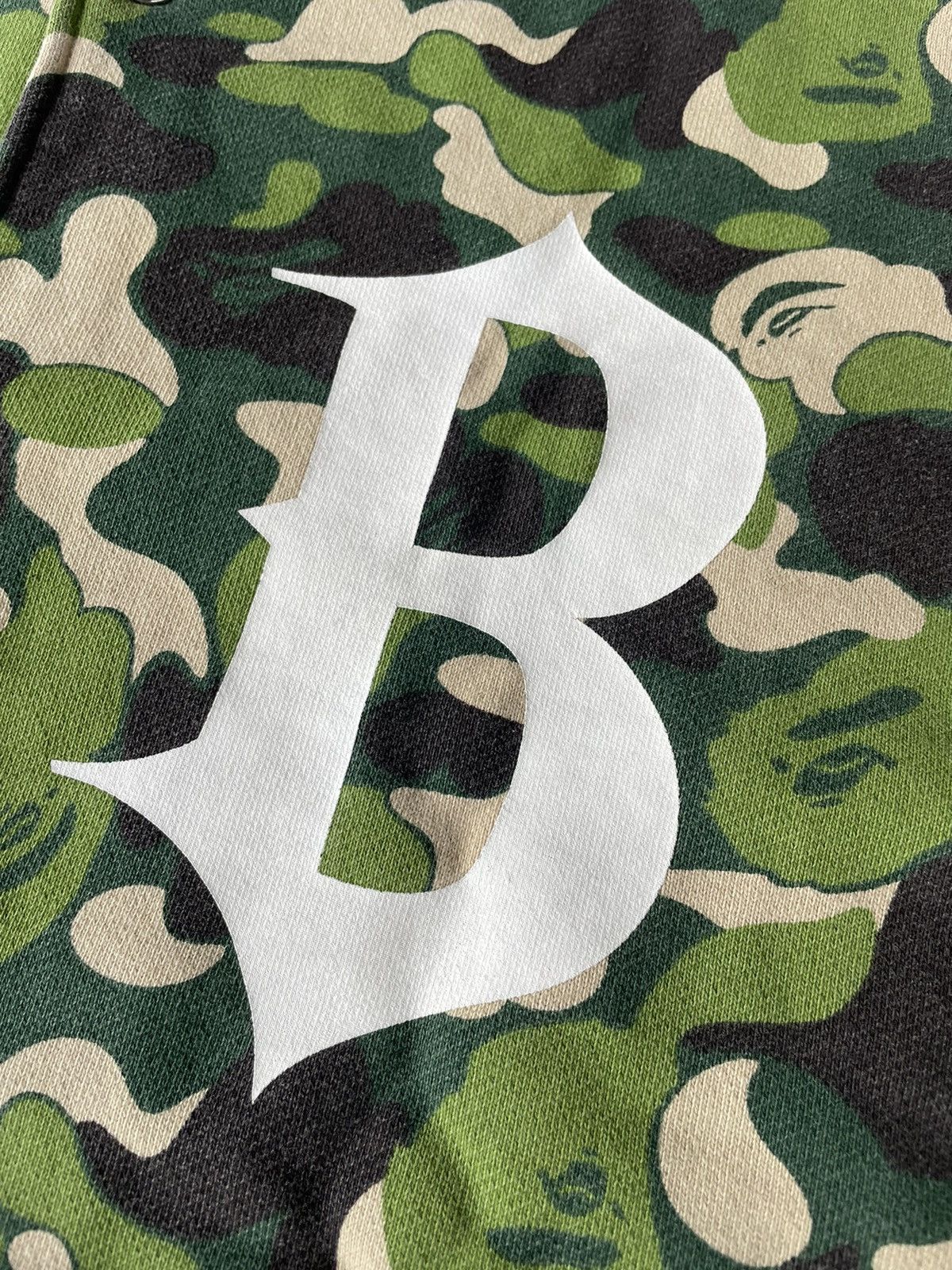 Bape OG Bape ABC Camo Green Sweat Varsity Jacket Size US M / EU 48-50 / 2 - 3 Thumbnail