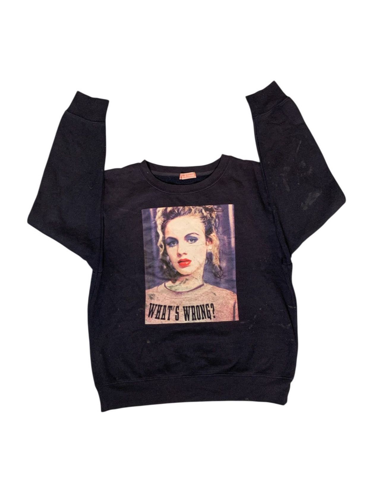 Japanese Brand Rare Design What’s Wrong? Sweatshirts Size US M / EU 48-50 / 2 - 3 Thumbnail