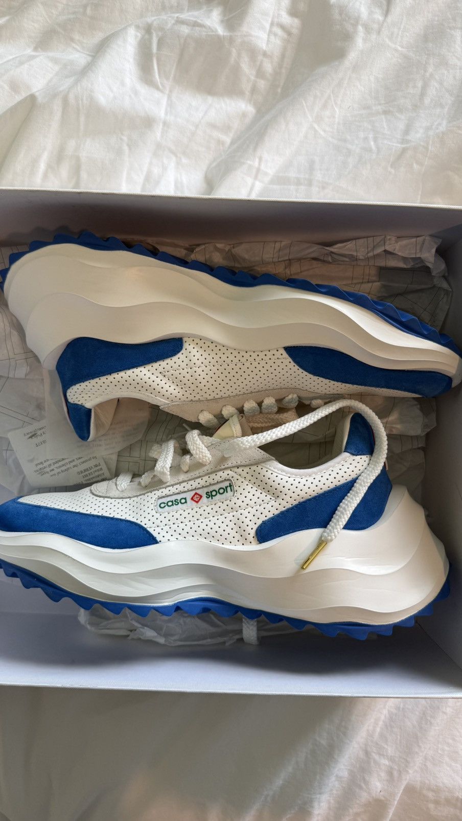 Casablanca Casablanca Atlantis White Blue Sneakers Size US 10 / EU 43 - 9 Thumbnail