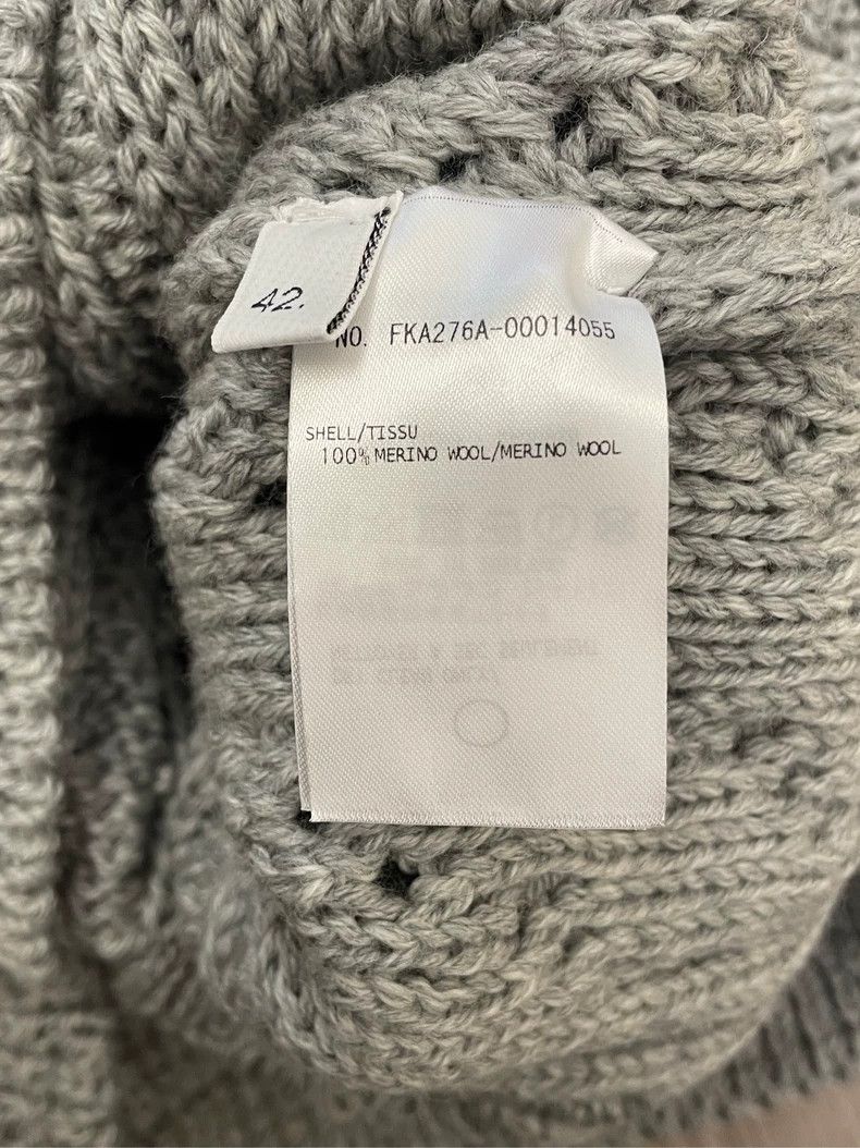 Thom Browne Thom browne Gray four-striped round-neck wool sweater 2504- Size US XS / EU 42 / 0 - 6 Thumbnail