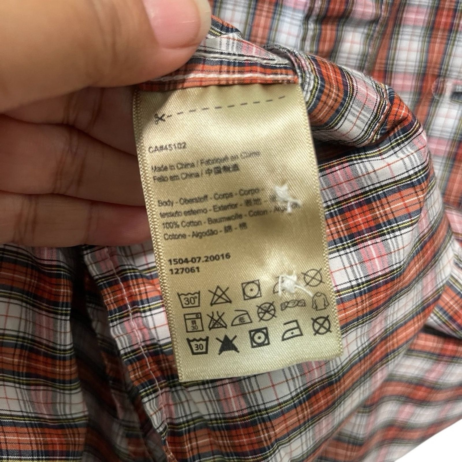 Scotch & Soda Scotch & Soda LS Collared Button Up Plaid Shirt Red Multi M Size US M / EU 48-50 / 2 - 4 Thumbnail