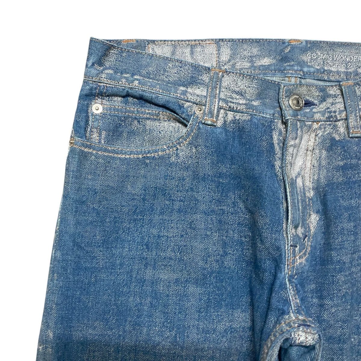 Cosmic Wonder Vintage Cosmic Wonder Ice Waxed Denim Jeans Size US 30 / EU 46 - 4 Thumbnail