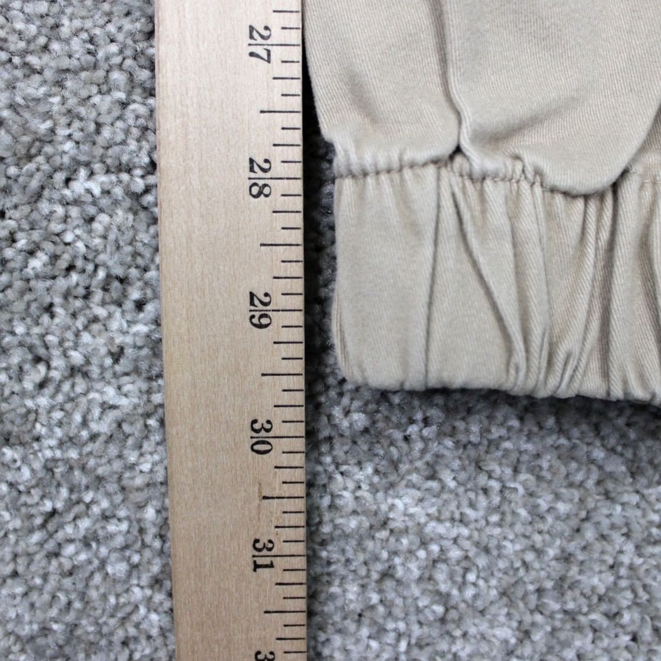 Zanerobe Zanerobe Sureshot Jogger Pants Mens 30 Beige Cotton Stretch w/ 30" inseam Size US 30 / EU 46 - 4 Thumbnail
