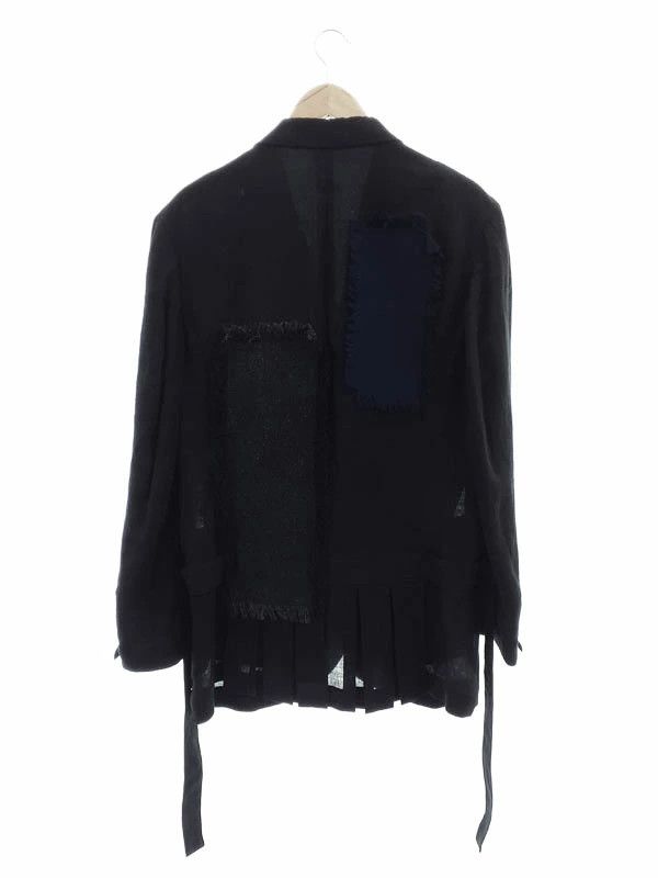 Yohji Yamamoto POUR HOMME linen tailored patch jacket HZ-J76-334 Size US M / EU 48-50 / 2 - 2 Thumbnail