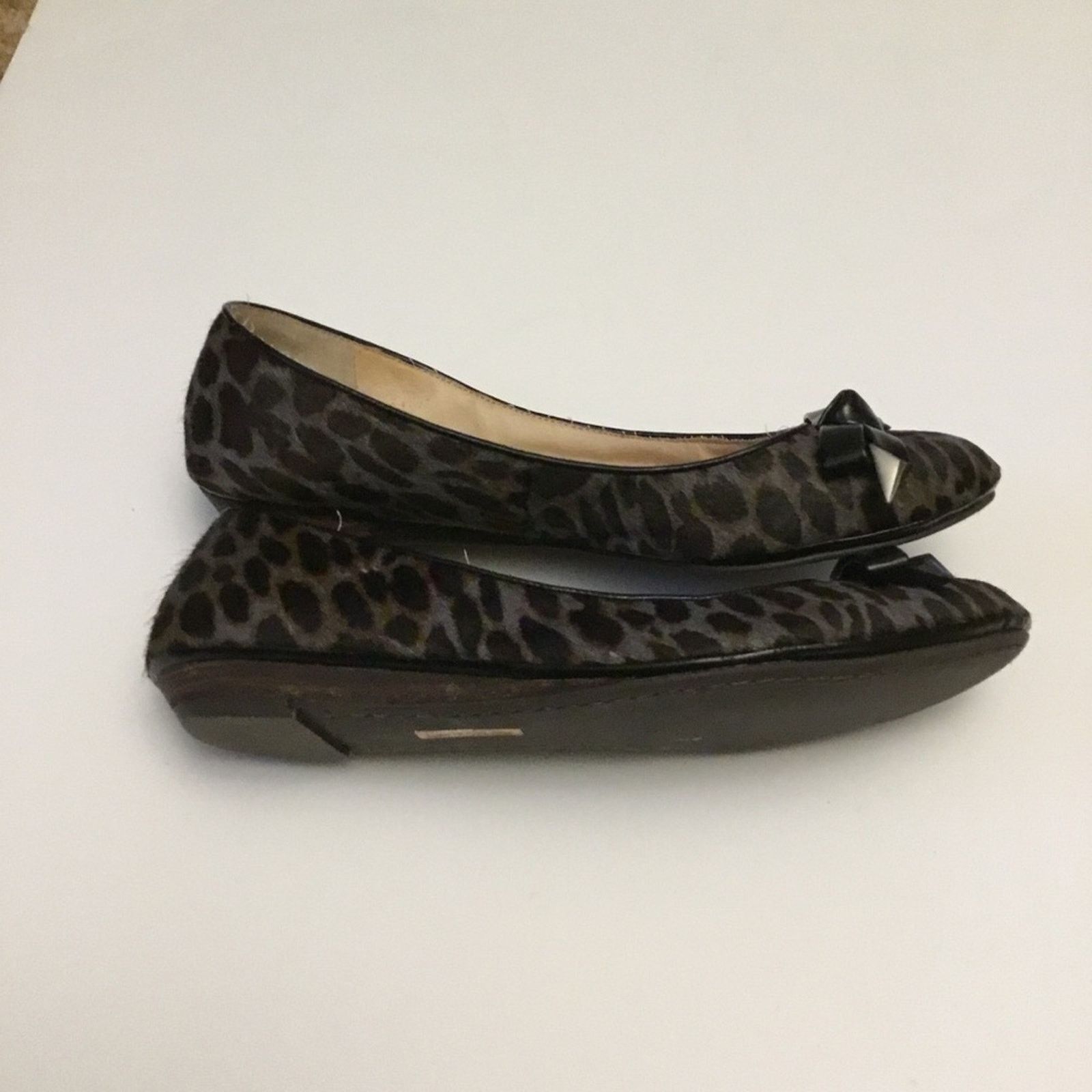 Other Louise et Cie Light Gray Zebra Pattern Flats Size US 7 / IT 37 - 3 Thumbnail