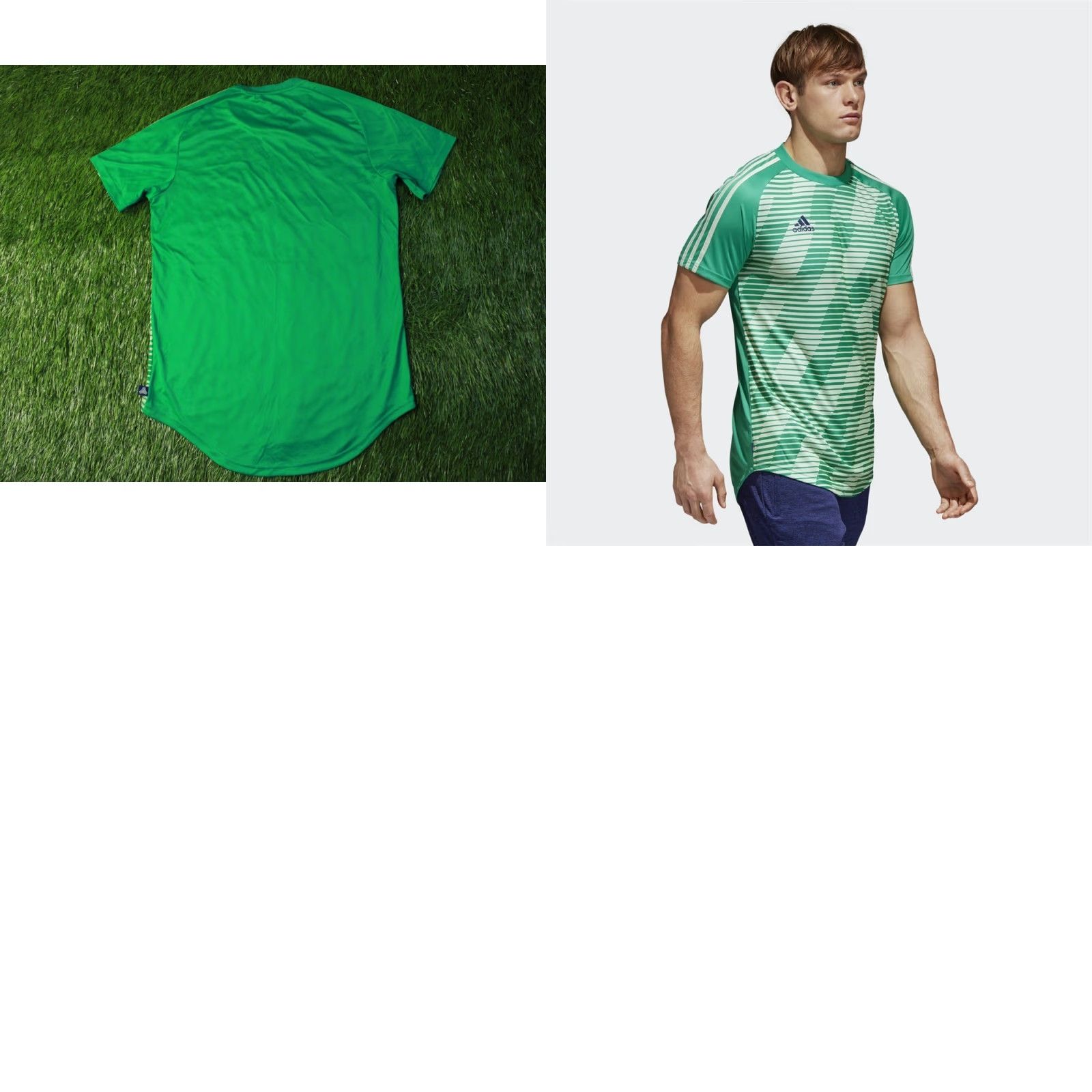 Adidas ADIDAS Tango PERFORMANCE Jersey Football Men Shirt L Green 2017 Tango Model Vintage No Size US L / EU 52-54 / 3 - 8 Thumbnail