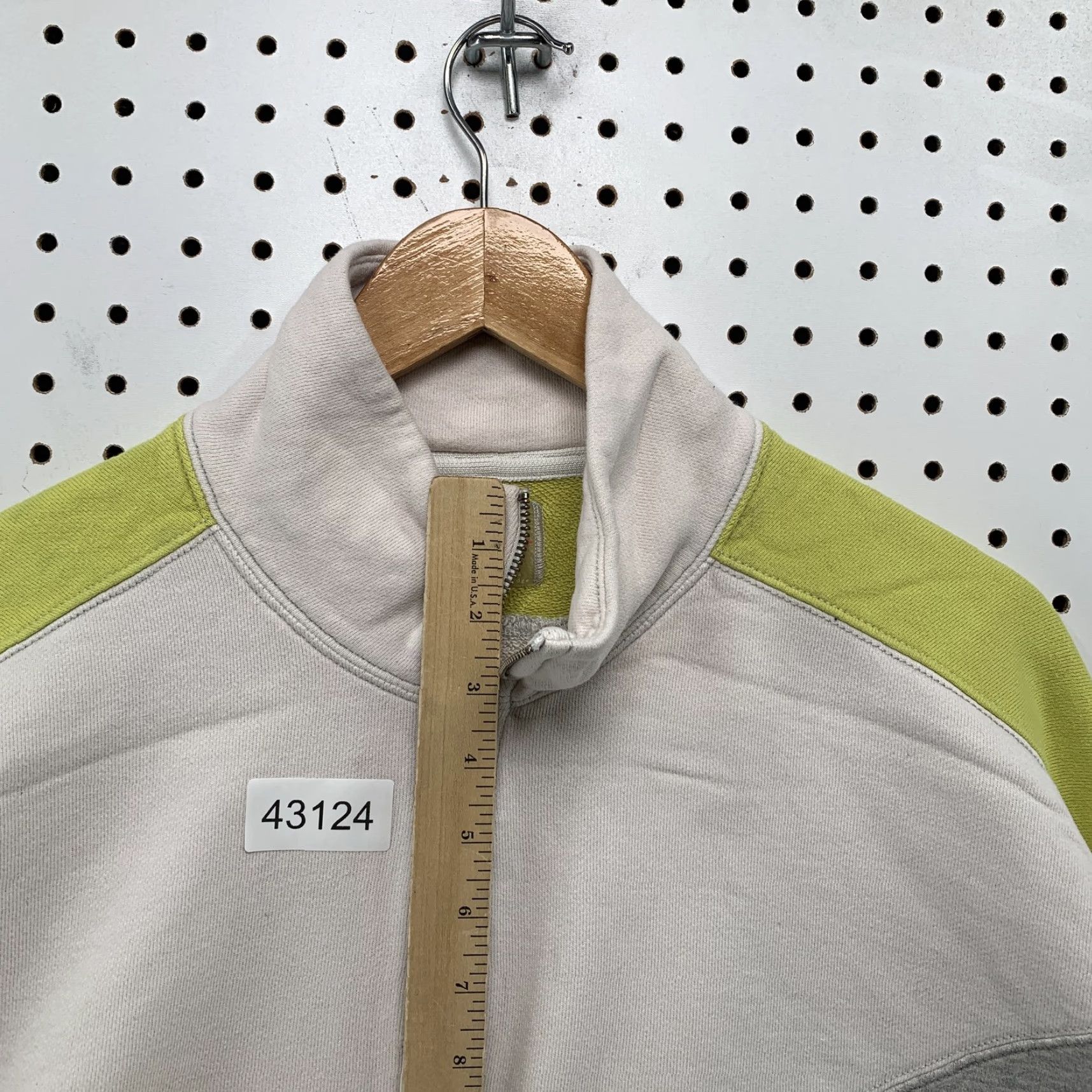 Free People Free People FP Movement 1/2 Zip Sweatshirt XS Gray Green Cropped Pullover Womens Activewear Size XS / US 0-2 / IT 36-38 - 5 Thumbnail