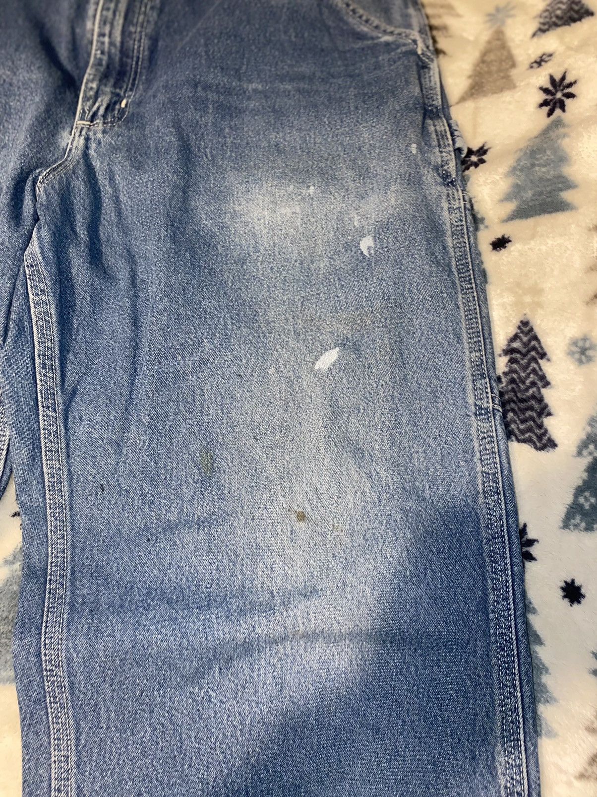 Carhartt × Vintage 36/36 Carhartt Blue Jeans Size US 36 / EU 52 - 4 Thumbnail