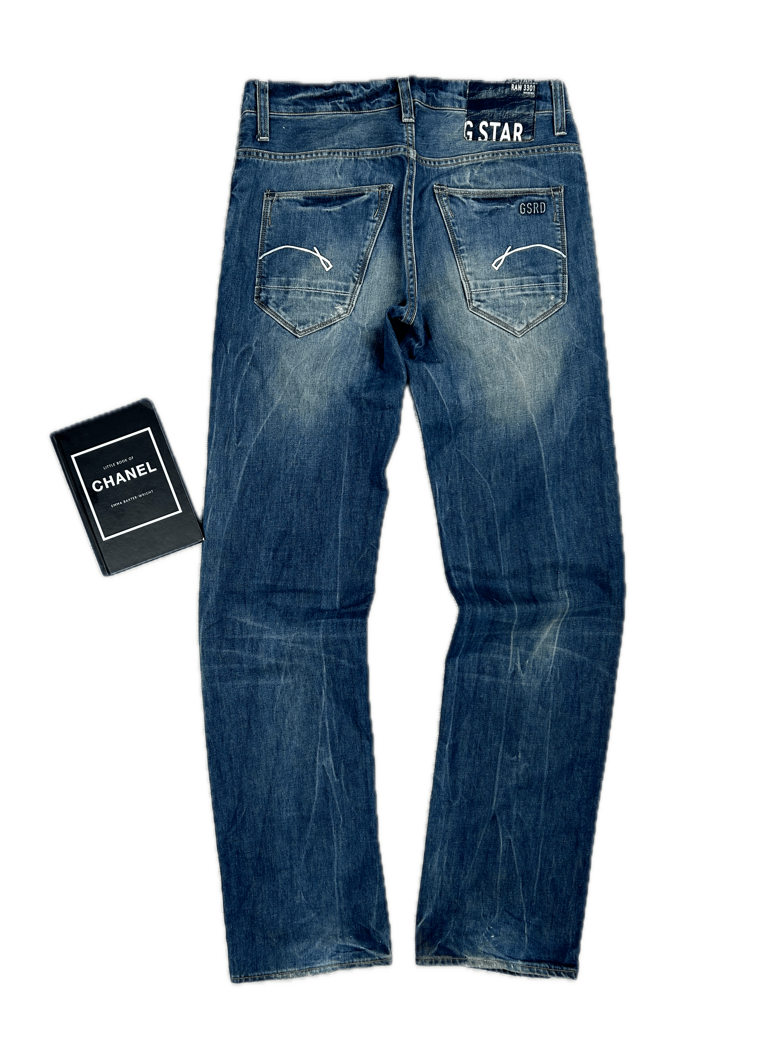 G-Star × Vintage Vintage G-Star Raw Denim Jeans Straight Boiled Oldmoney Size US 29 - 1 Thumbnail