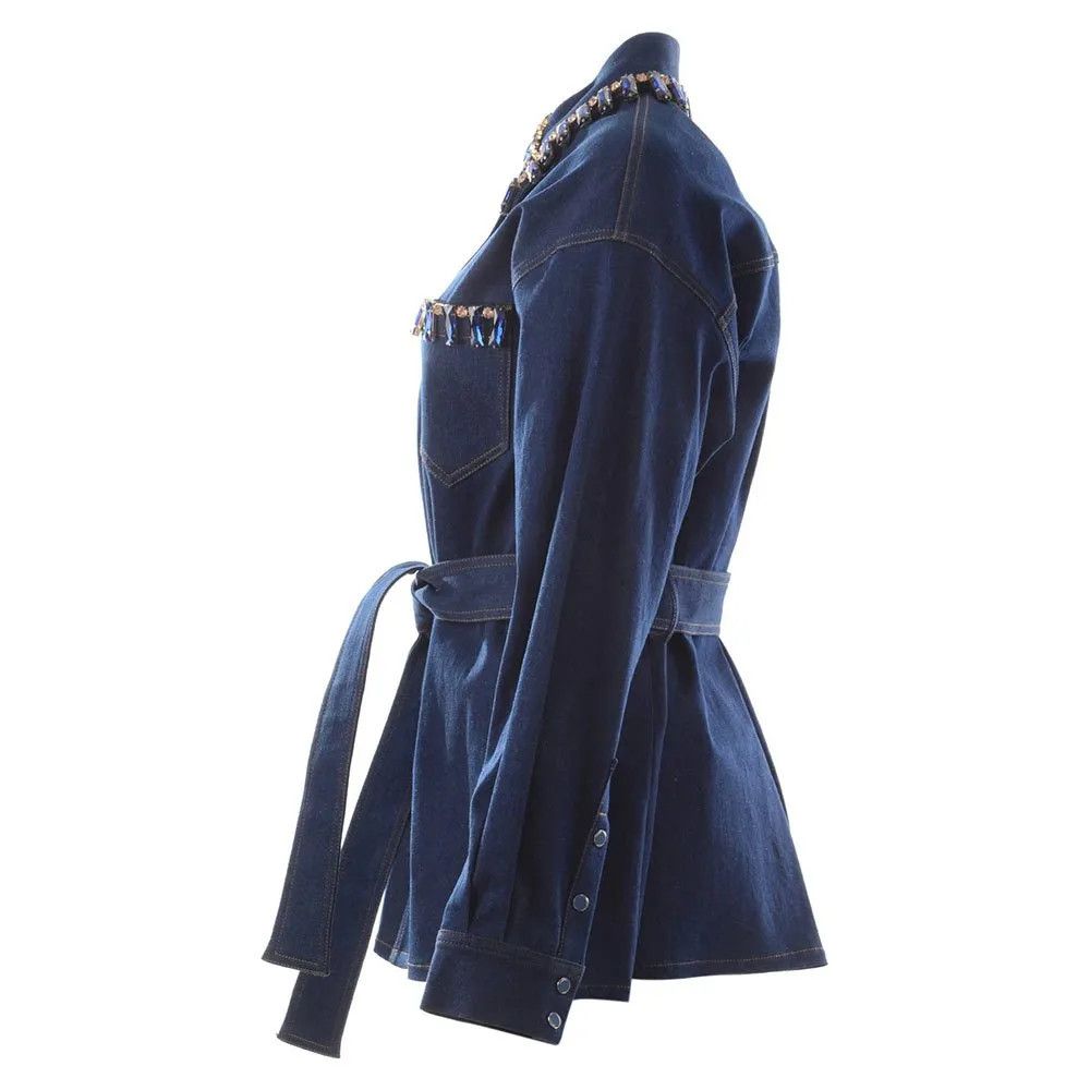 Dolce & Gabbana o1y0925 Denim Shirt in Blue Size S / US 4 / IT 40 - 3 Thumbnail