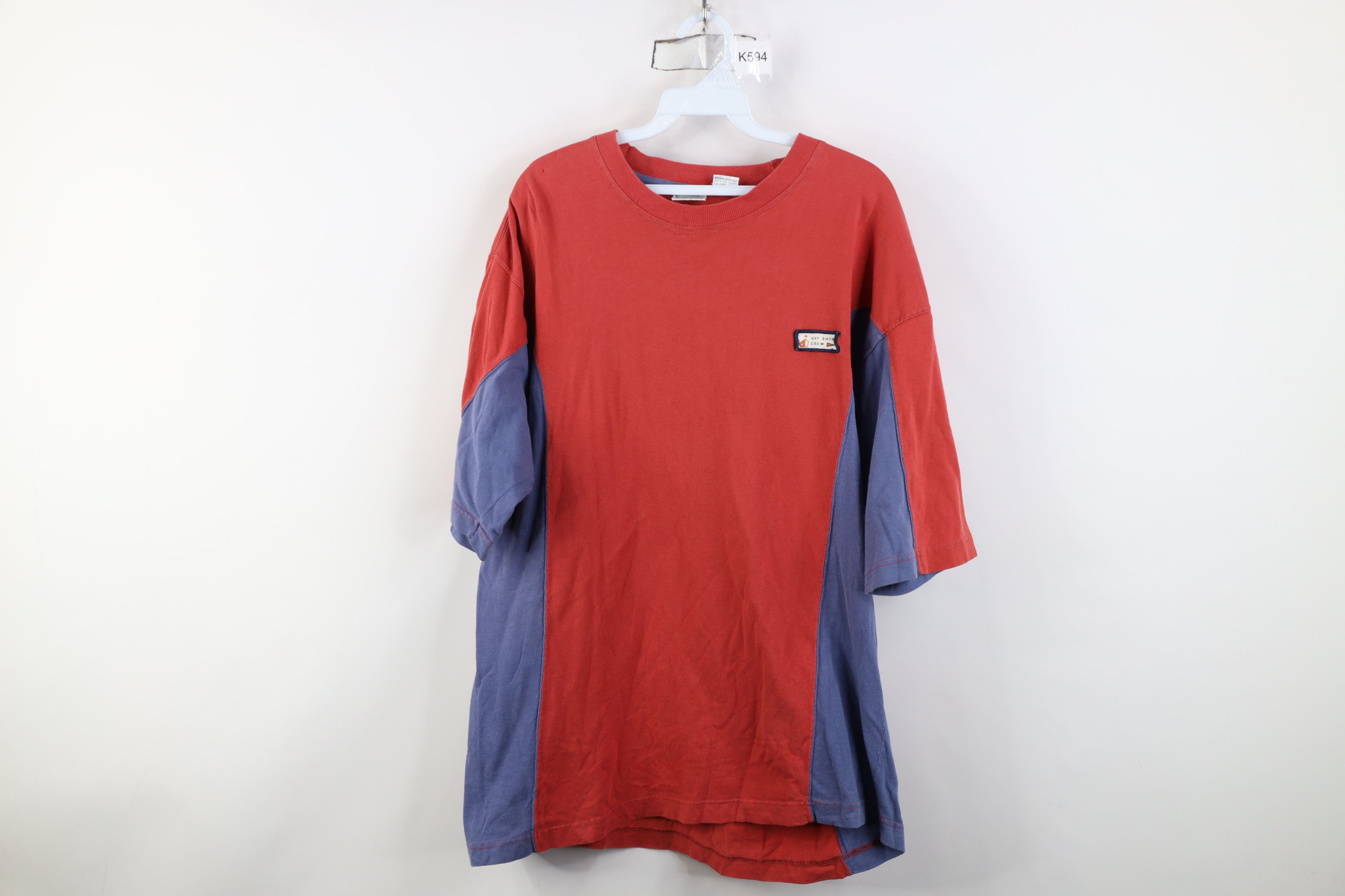 Vintage Vintage 90s Jockey Sailing Block Off Shore Crew T-Shirt Size US L / EU 52-54 / 3 - 1 Thumbnail