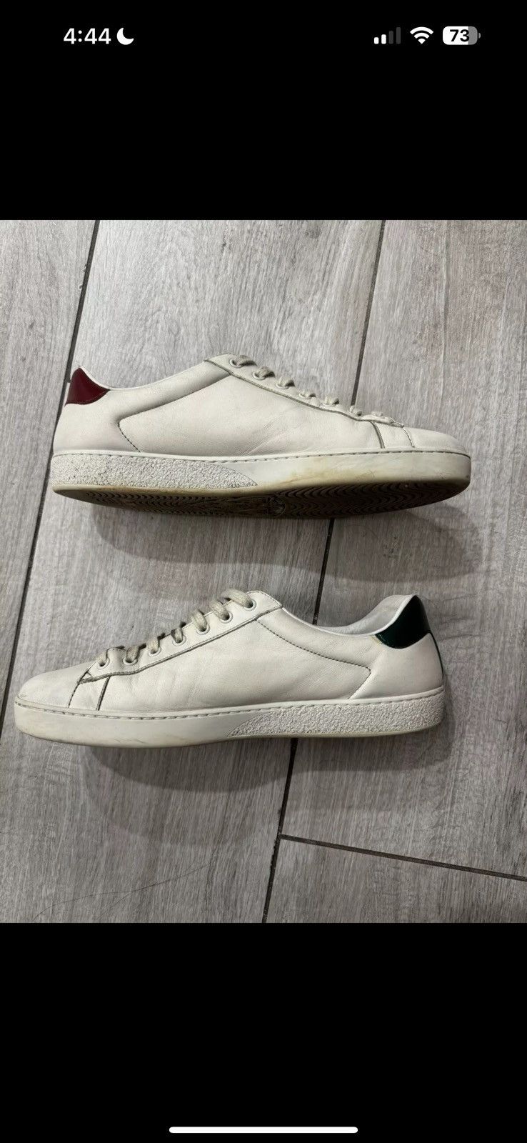 Gucci Gucci Ace Blade Size 11.5 Used 516137 Size US 11.5 / EU 44-45 - 2 Thumbnail