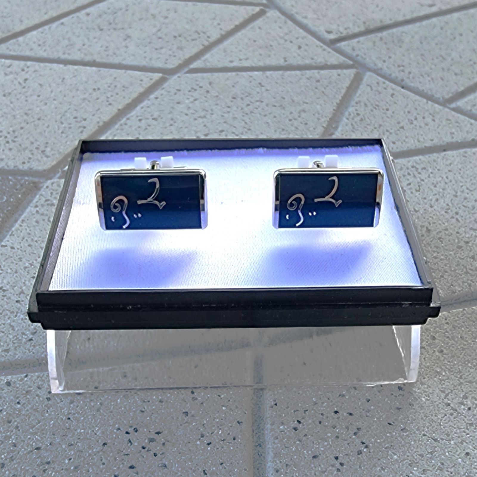 Vintage Gihōdō Vintage Japanese Script Cufflinks — Branded Box Size ONE SIZE - 4 Thumbnail