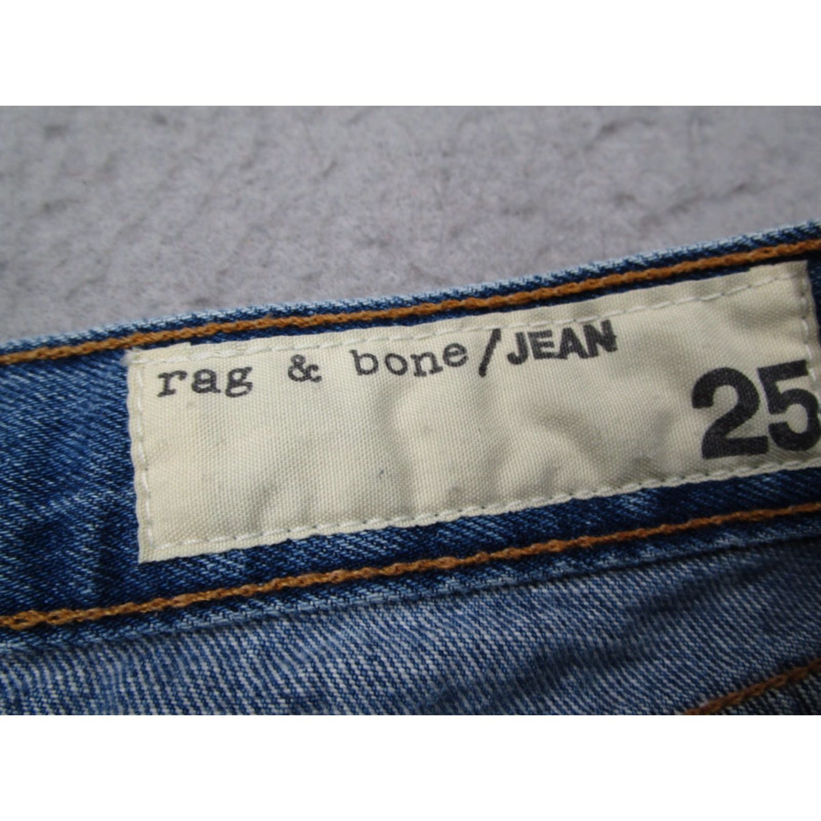 Rag & Bone VINTAGE Rag & Bone Women's Blue Mason Cut-Off Shorts Low Rise Distressed Denim 25 Casual Spring Summer Women Size 42" / US 20 - 2 Thumbnail