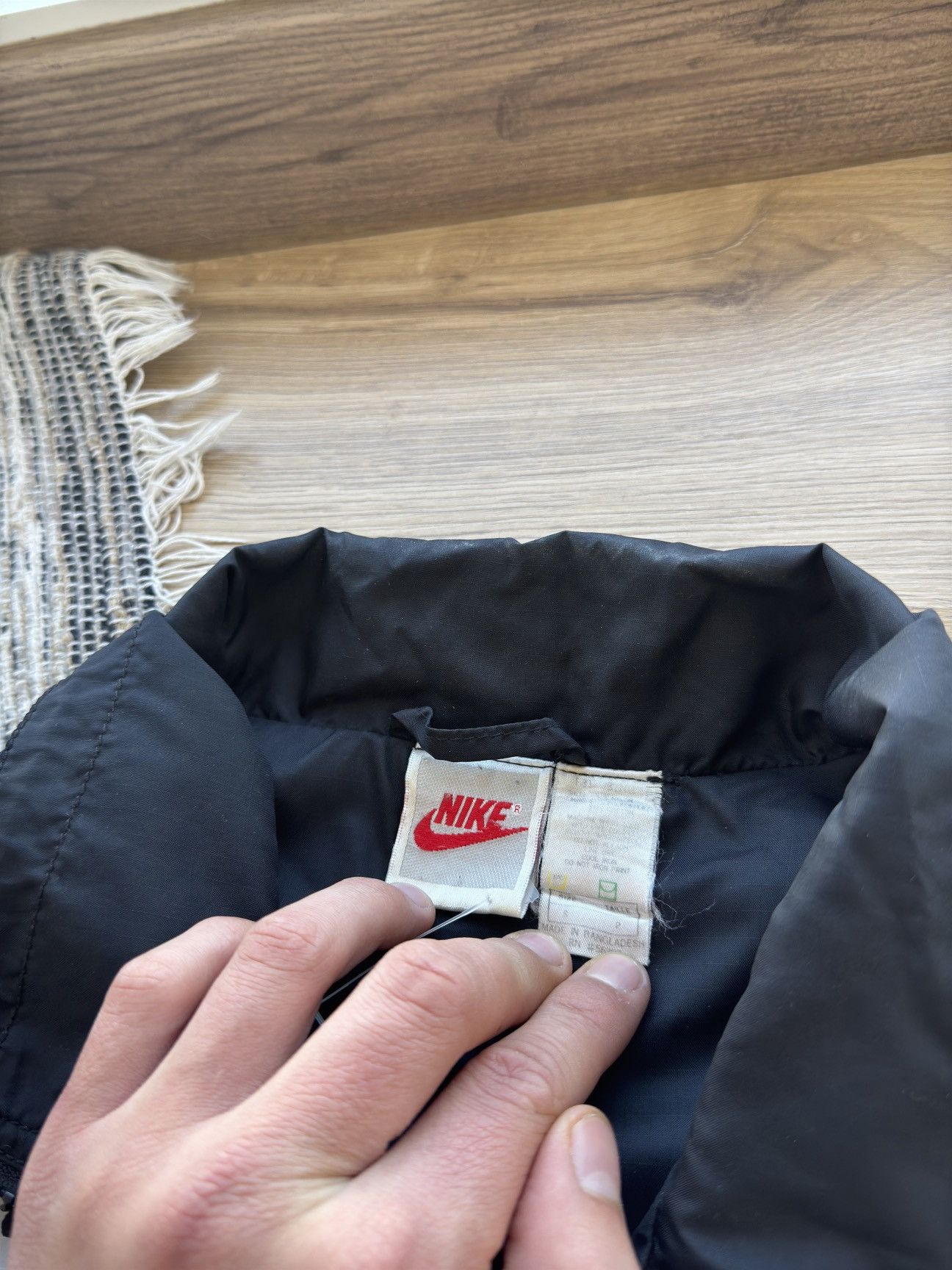 Nike × Vintage Vintage Nike Rare 90s Multi logo Y2K Nylon track jacket Size US S / EU 44-46 / 1 - 7 Thumbnail