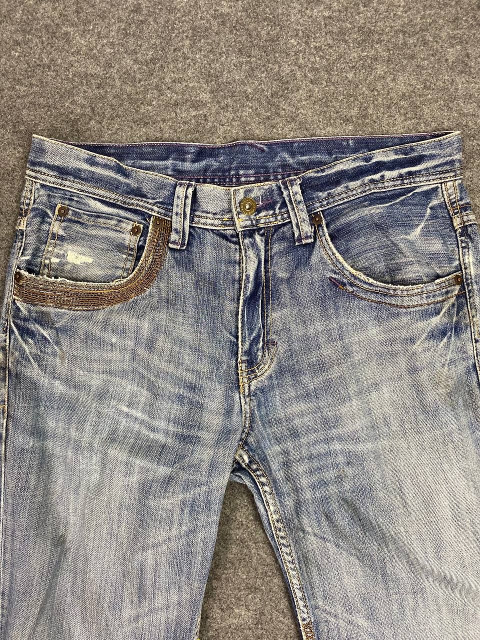 Takeo Kikuchi vintage takeo kikuchi japan distressed denim nice design Size US 34 / EU 50 - 9 Thumbnail