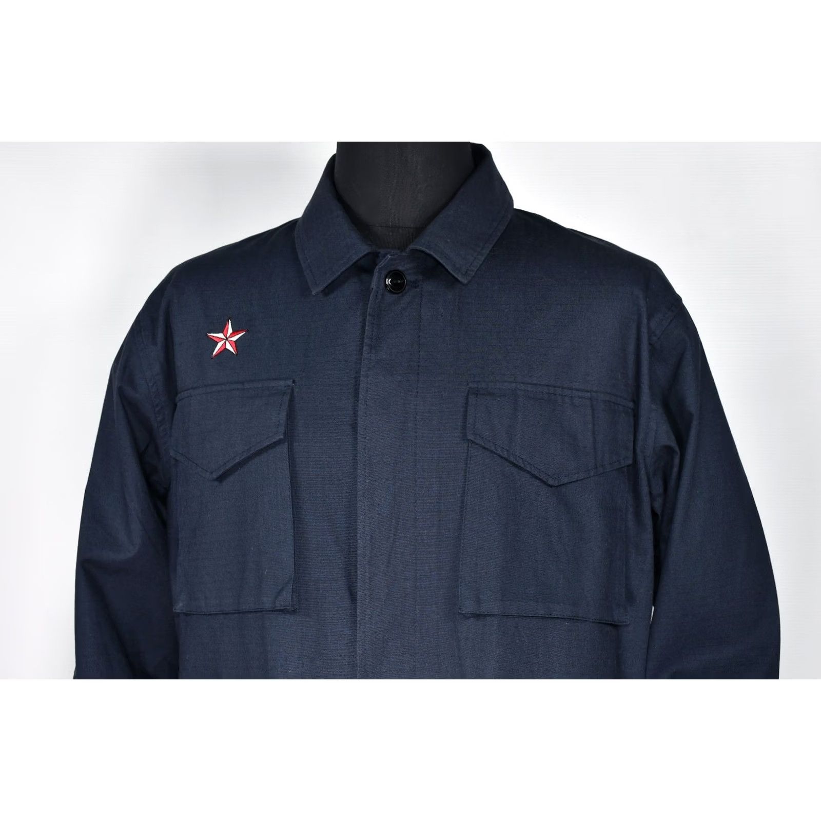 Edwin Edwin Corporal Souvenir Embroidered Navy Blue Jacket Mens XL Size US XL / EU 56 / 4 - 4 Thumbnail