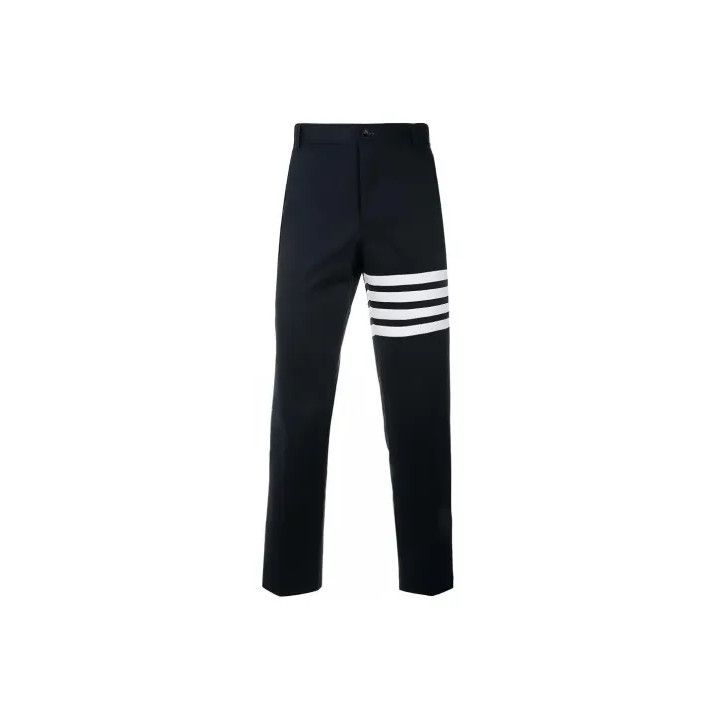 Thom Browne Classic Striped Cotton Casual Pants